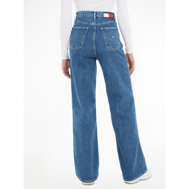 Tommy Jeans Weite Jeans »CLAIRE HGH WD BH4116«, mit Tommy Jeans Logo-Badge  für kaufen | BAUR