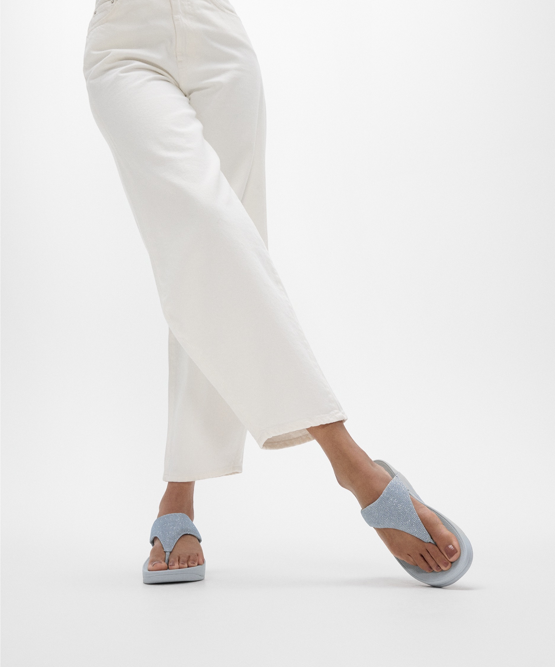 Fitflop Zehentrenner "LULU SHIMMERLUX TOE-POST SANDALS", Keilabsatz, Sommer günstig online kaufen