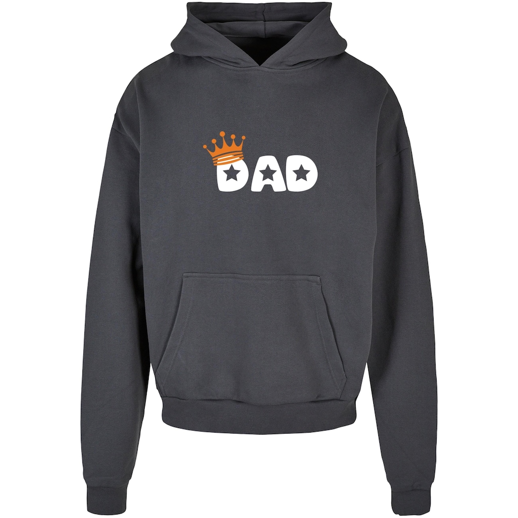 Merchcode Kapuzensweatshirt »Merchcode Herren Fathers Day - King Dad Ultra Heavy Hoody«, (1 tlg.)