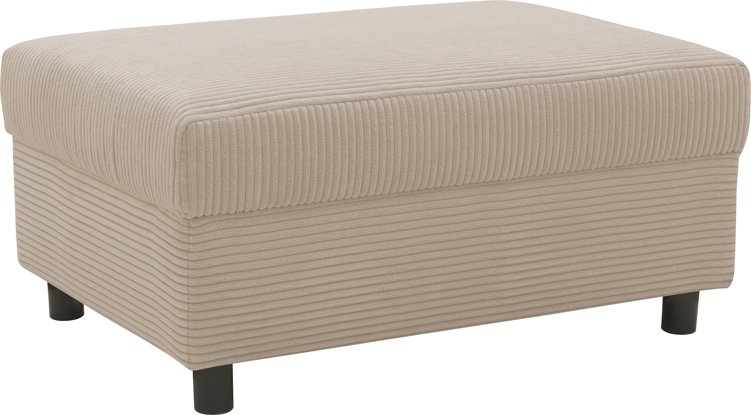 DOMO collection Polsterhocker "Turah 2 in Cord oder wasserabweisender Micro günstig online kaufen