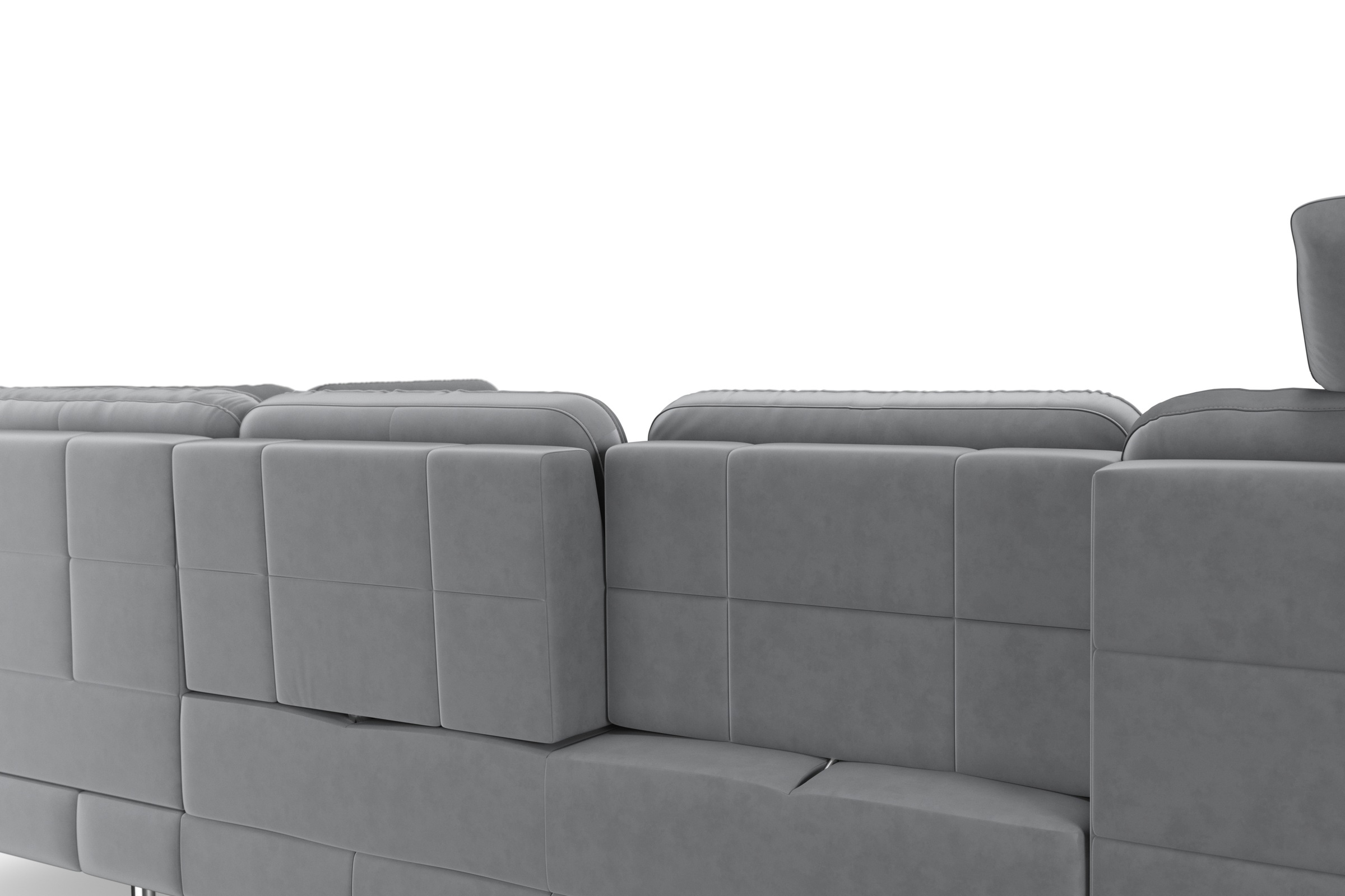 sit&more Wohnlandschaft »Bendigo U-Form«, inklusive Sitztiefenverstellung, Bodenfreiheit 15 cm, in 2 Fußfarben