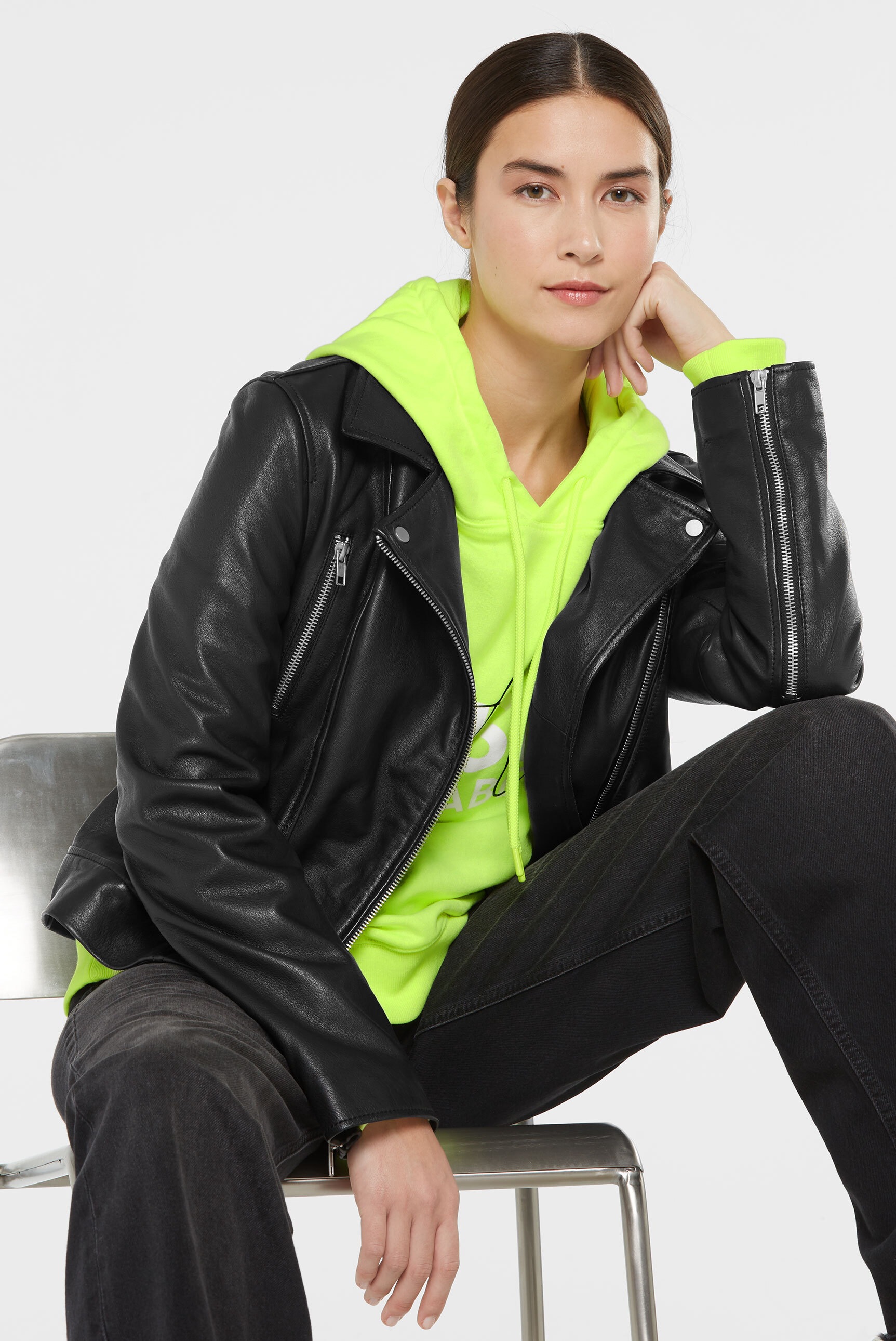 SENSES.THE LABEL Kapuzensweatshirt, mit Baumwolle