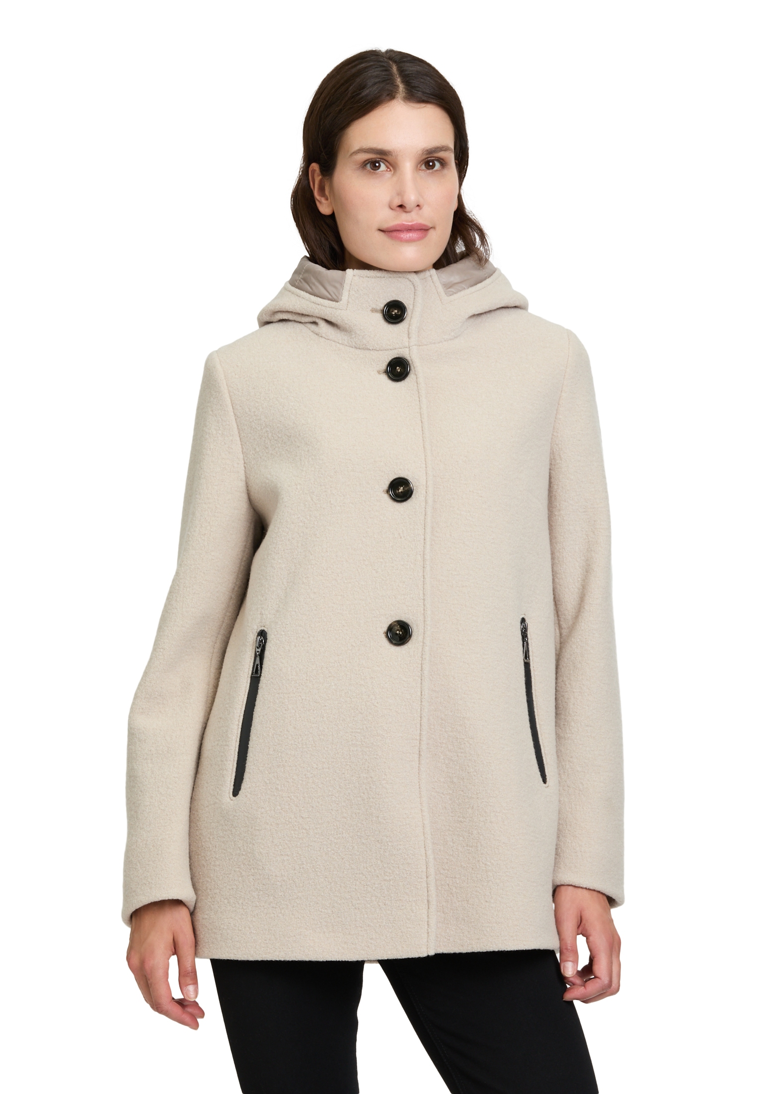 Gil Bret Wolljacke "Gil Bret Damen Wolljacke mit Kapuze", mit Kapuze günstig online kaufen