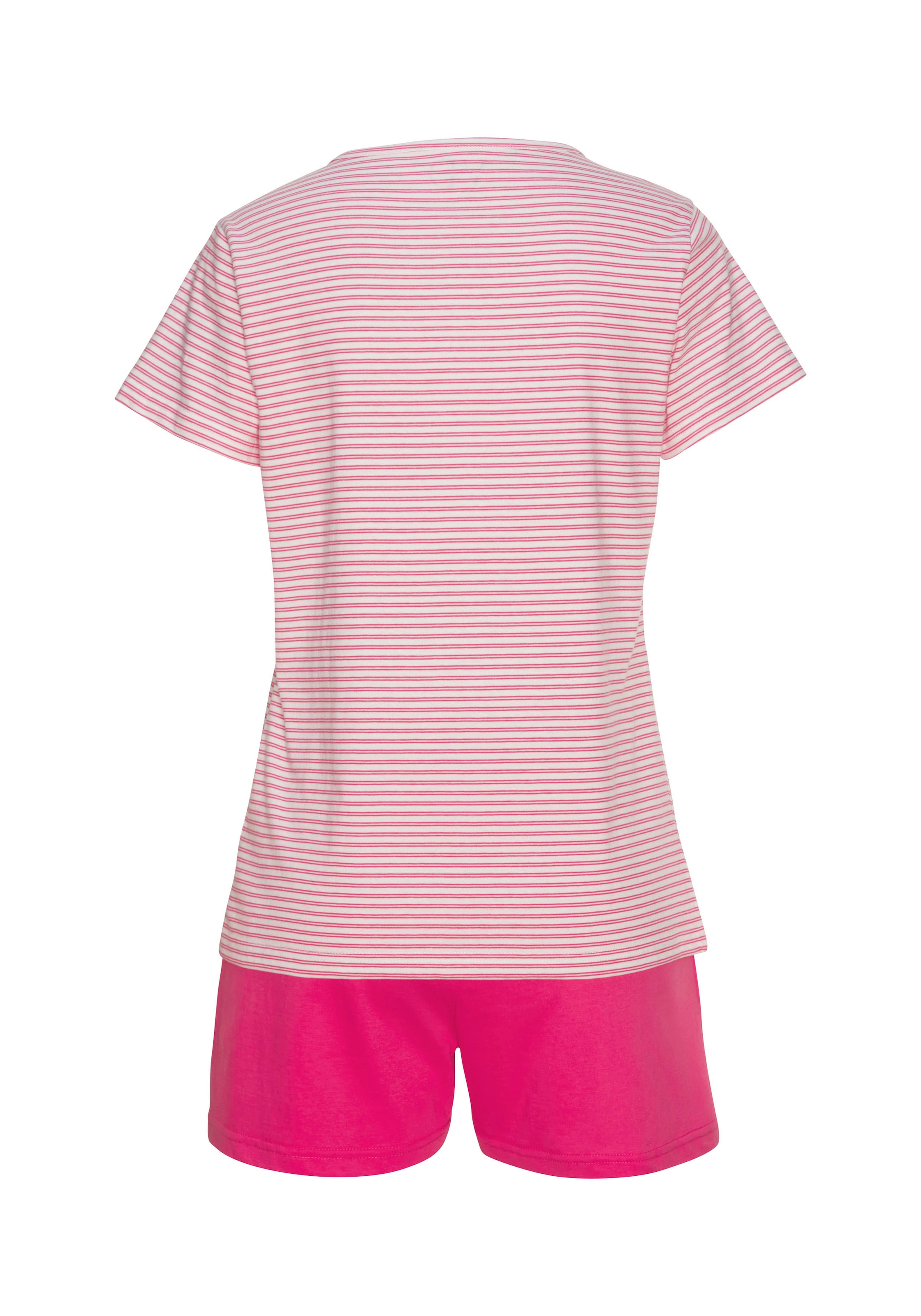 Vivance Dreams Shorty, (Set, 2 tlg.), mit garngefärbten Streifen