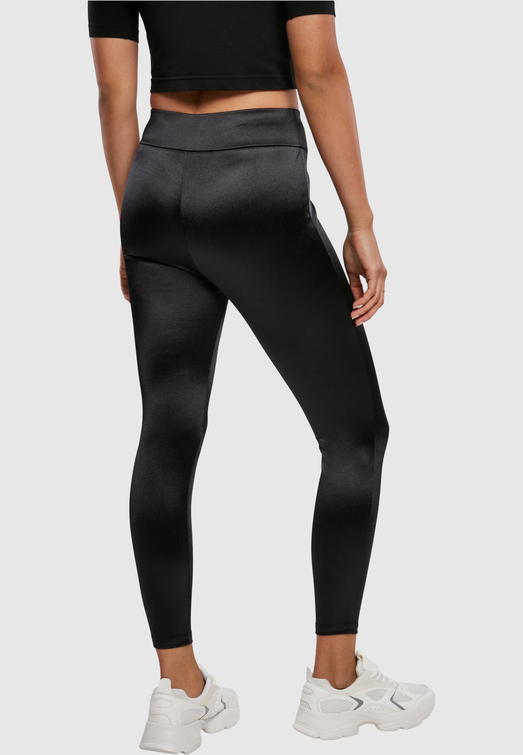 URBAN CLASSICS Leggings »Urban Classics Damen Ladies Shiny High Waist Leggings«, (1 tlg.)