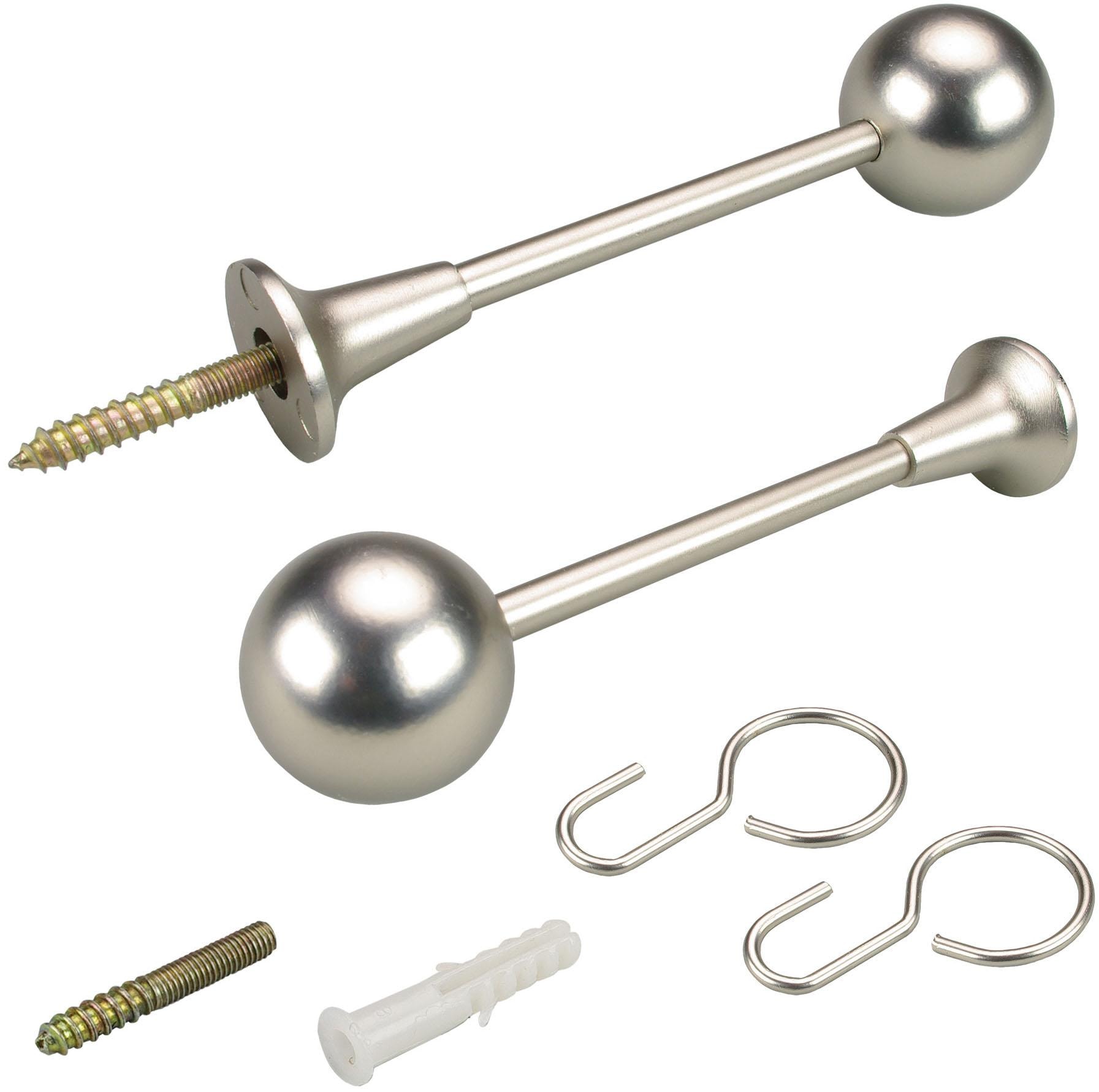 Liedeco Raffhalter für Gardinenstangen Ø 16 mm