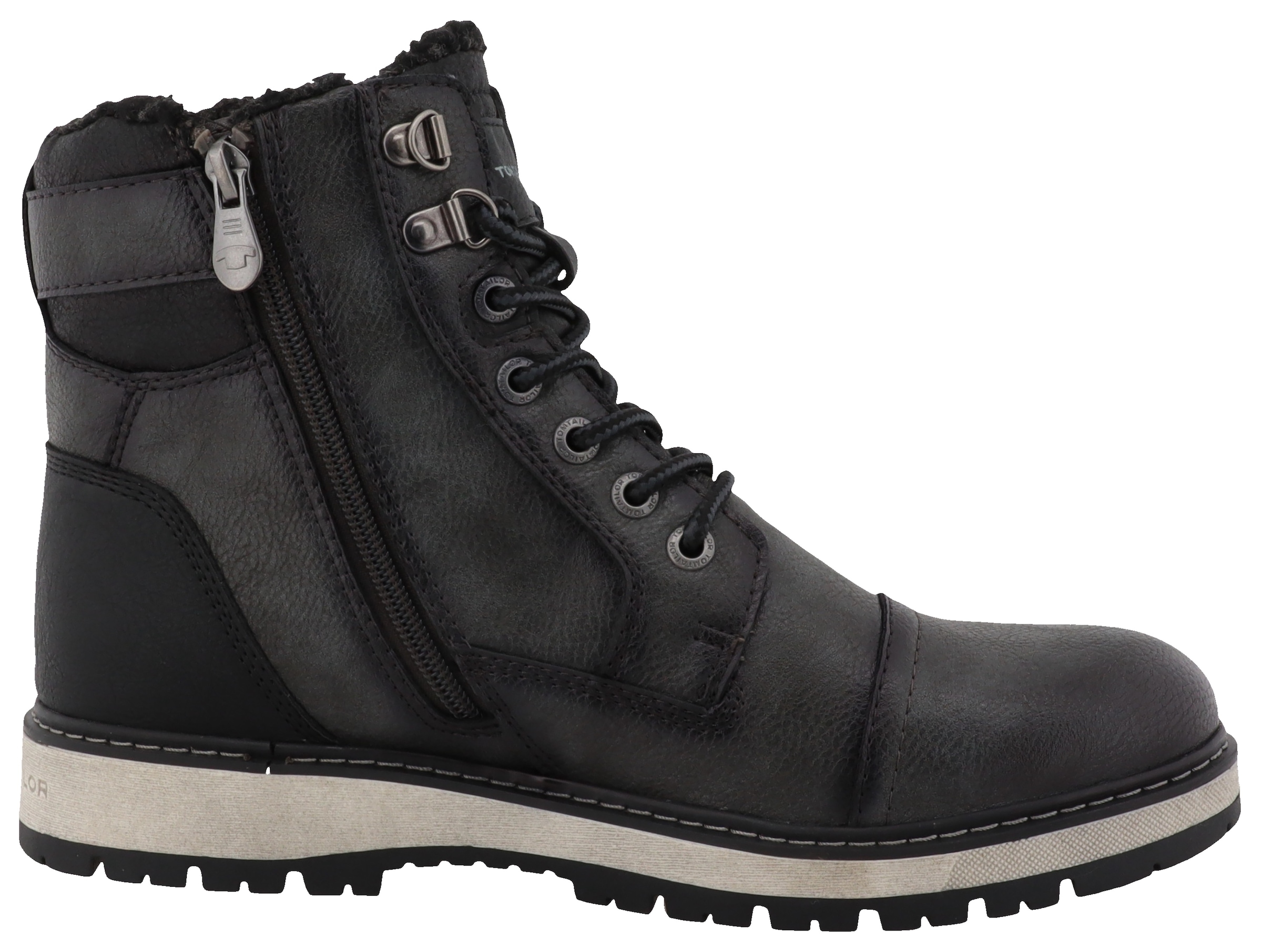 TOM TAILOR Winterboots, Outdoorschuh, Winterstiefel, Schnürboots mit TEX-Membran, Weite G