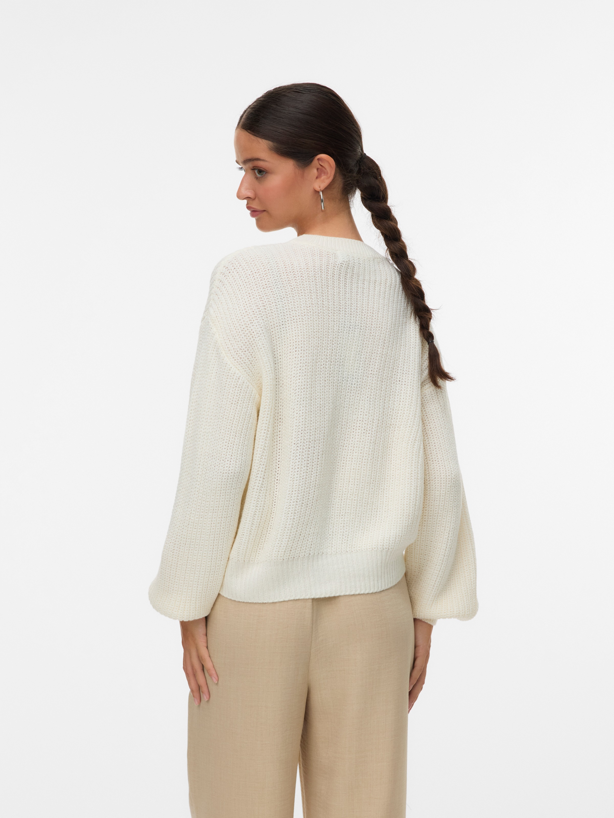 Vero Moda Strickjacke "VMLEA LS O-NECK CARDIGAN NOOS" günstig online kaufen