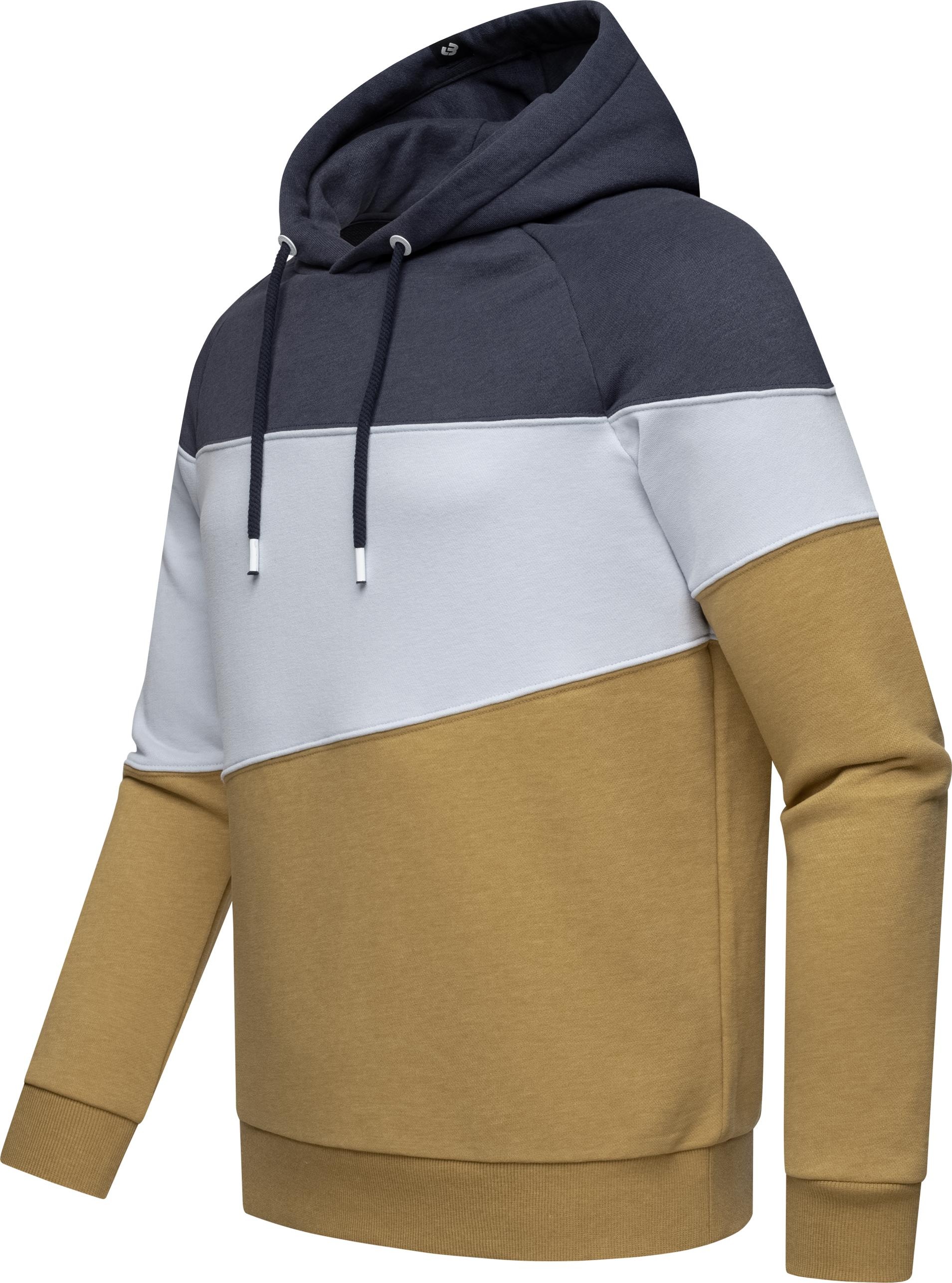 Ragwear Kapuzenpullover »Thres«, Sportlicher Herren Pullover mit Blockstreifen