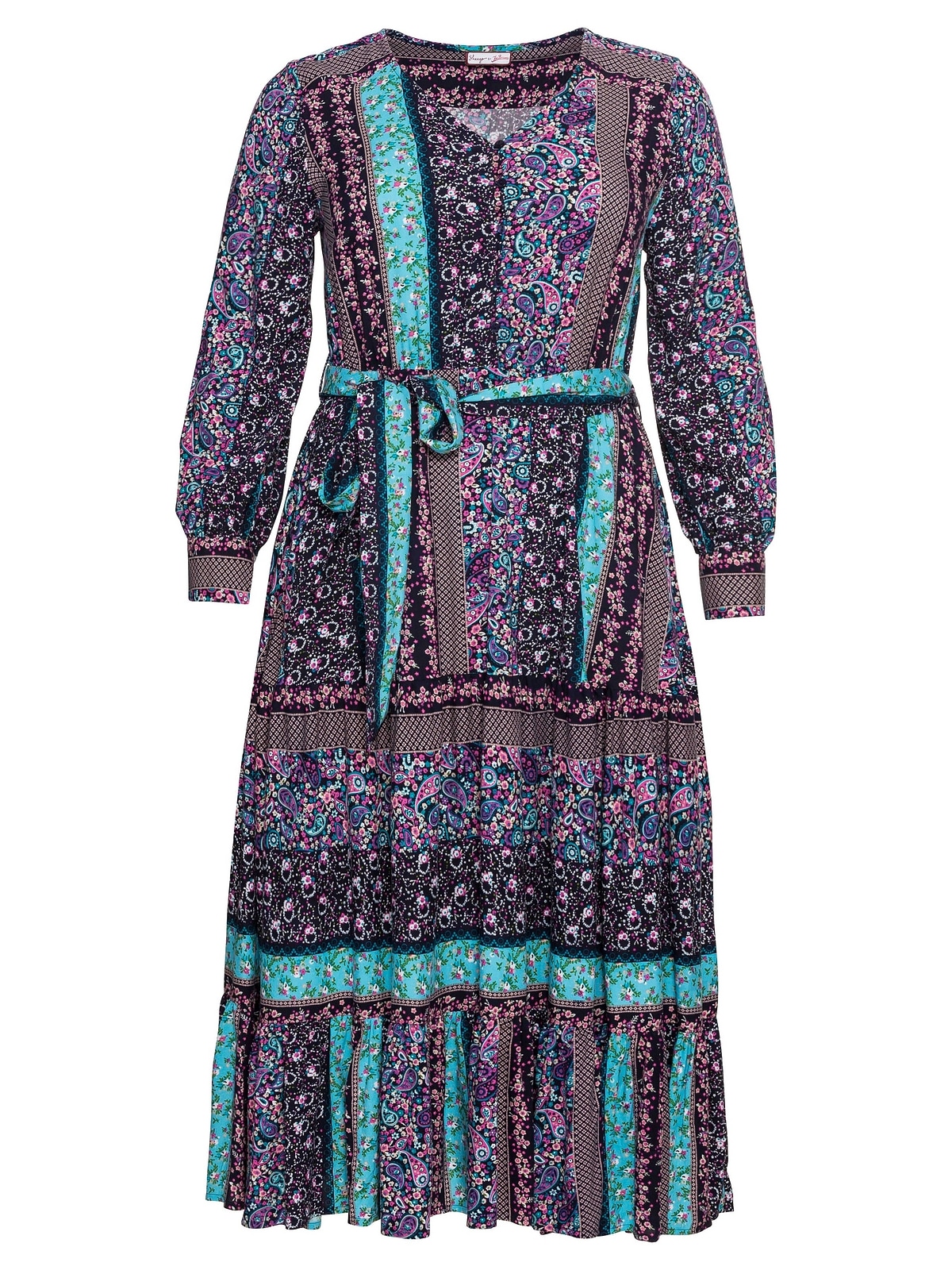 sheego by Joe Browns Maxikleid BAUR kaufen Unikat ein Kleid jedes Mustermix, im | »Große für Größen«