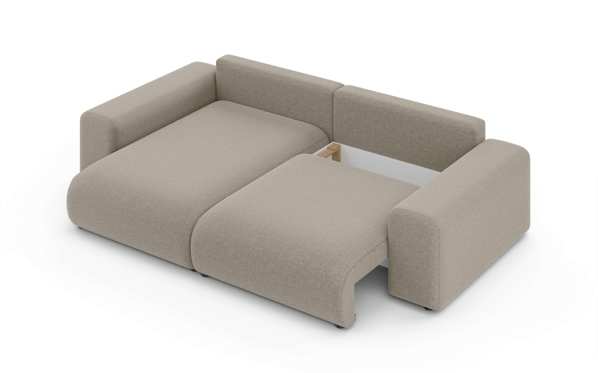 Home affaire Ecksofa »LAKESIDE mit Bettfunktion und Bettkasten, B/T/H 257/166/84 cm«