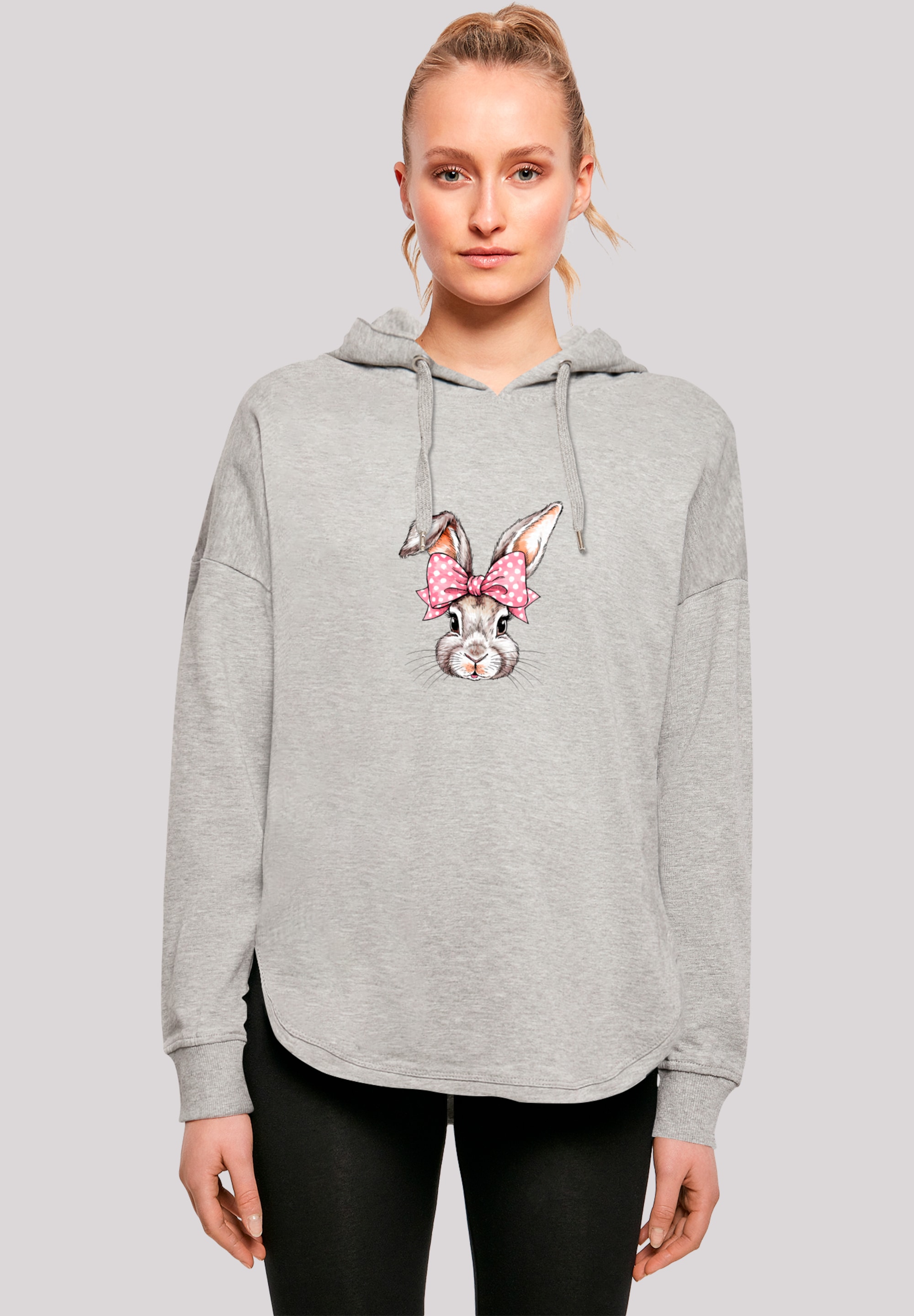 F4NT4STIC Kapuzenpullover "Niedlicher Hase mit Schleife", Premium Qualität günstig online kaufen