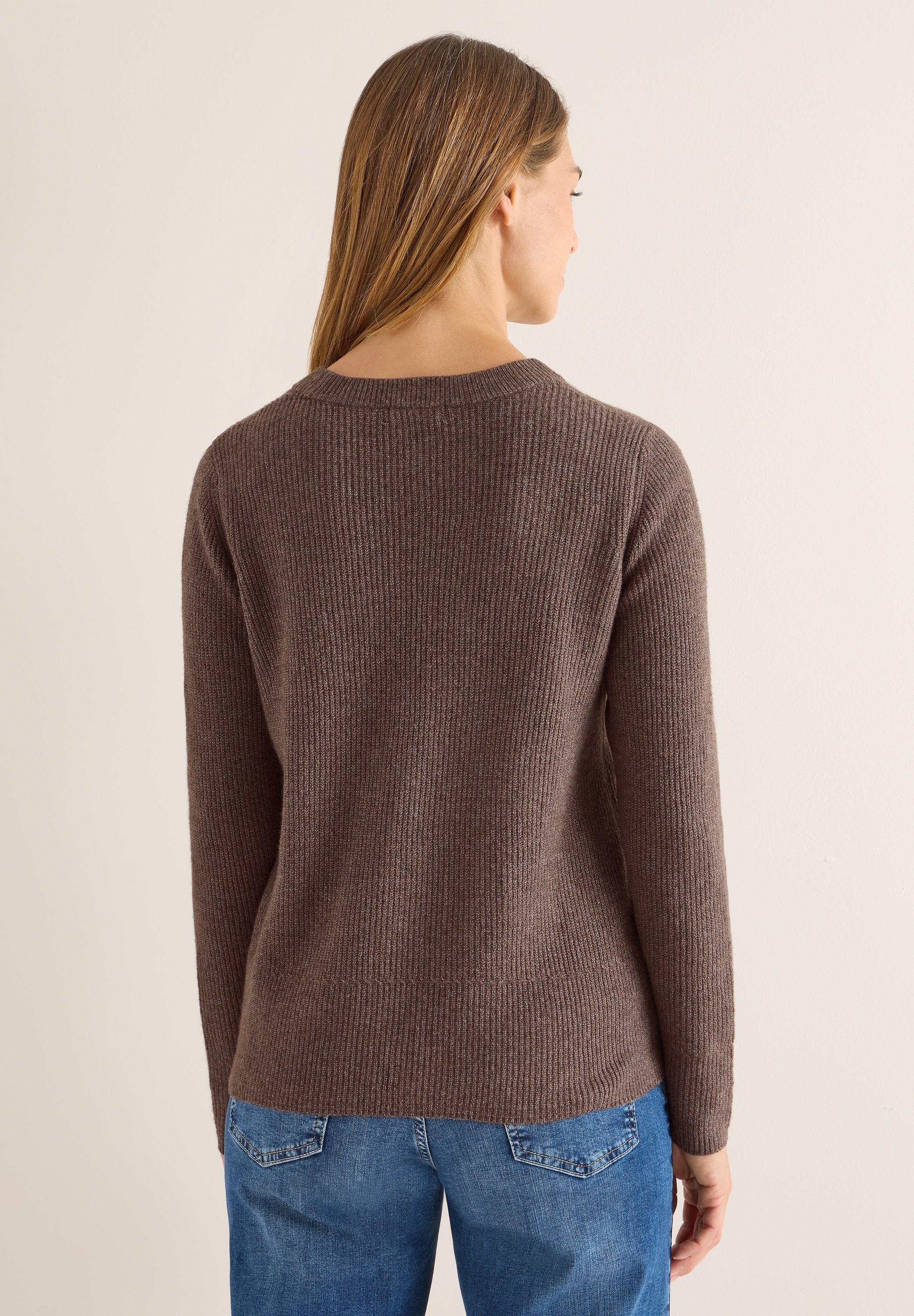 Cecil Strickpullover, mit Rundhalsausschnitt