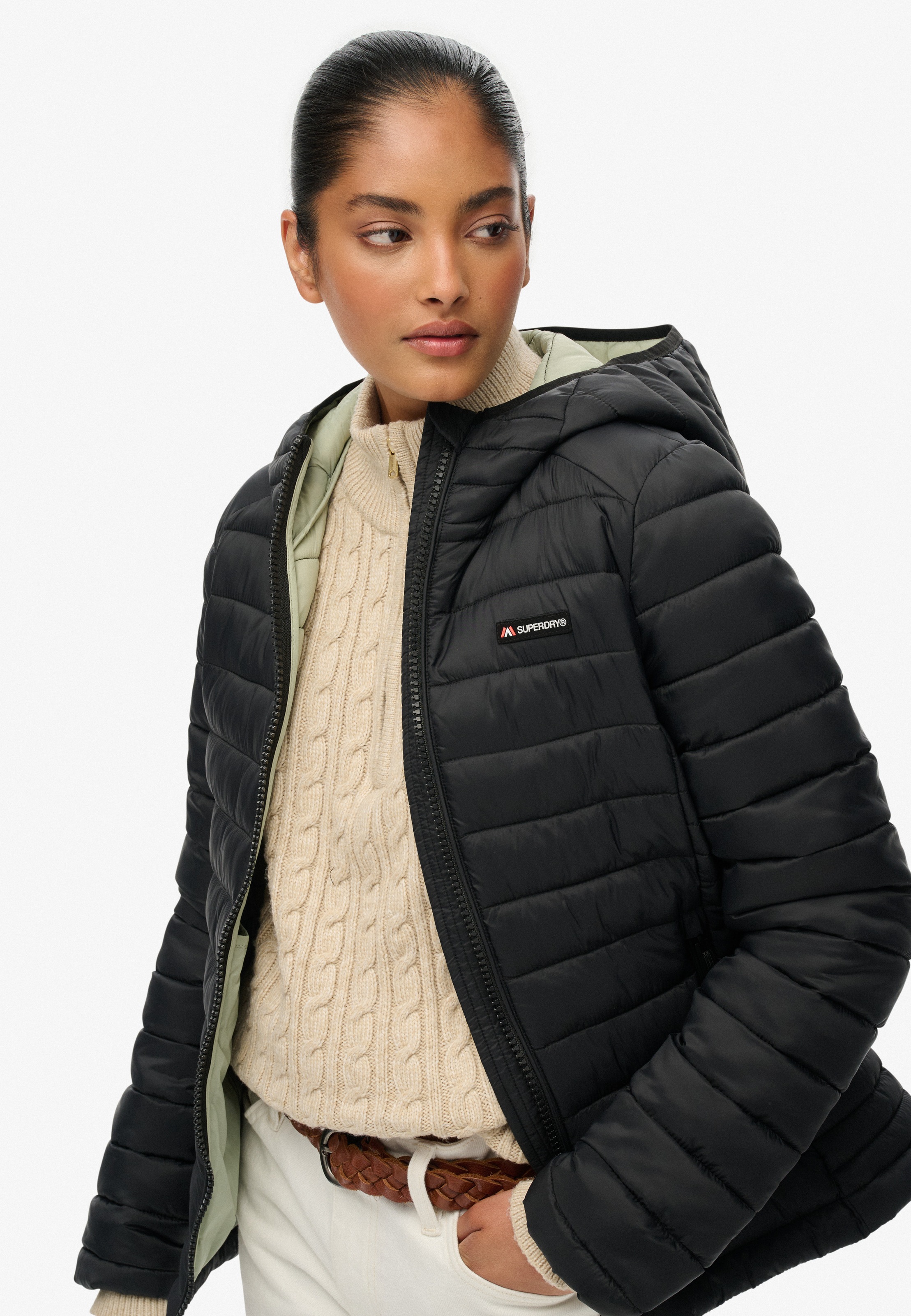 Thumbnail - Superdry Steppjacke "HOODED FUJI LITE PADDED JACKET" mit Kapuze