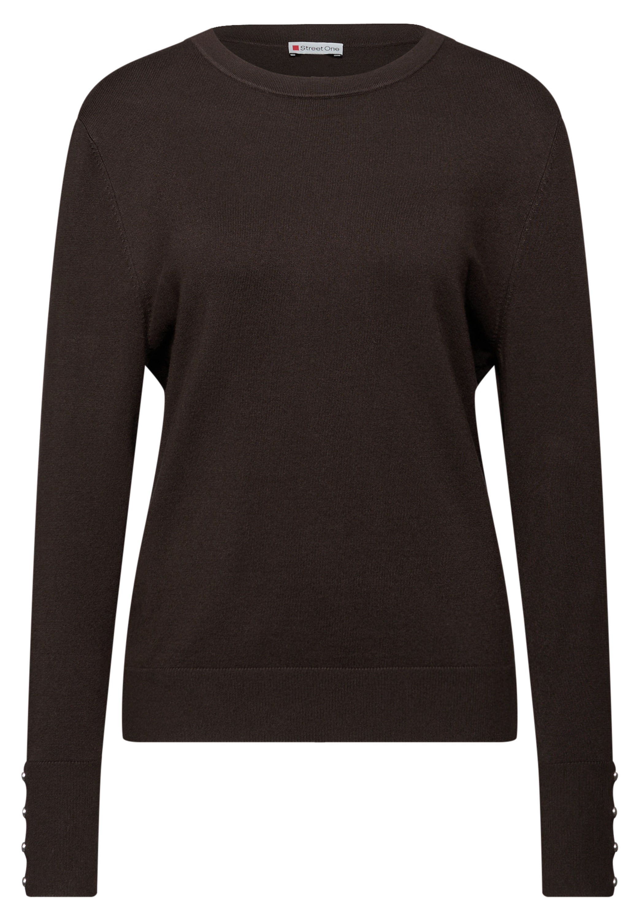 STREET ONE Strickpullover, aus softem Materialmix