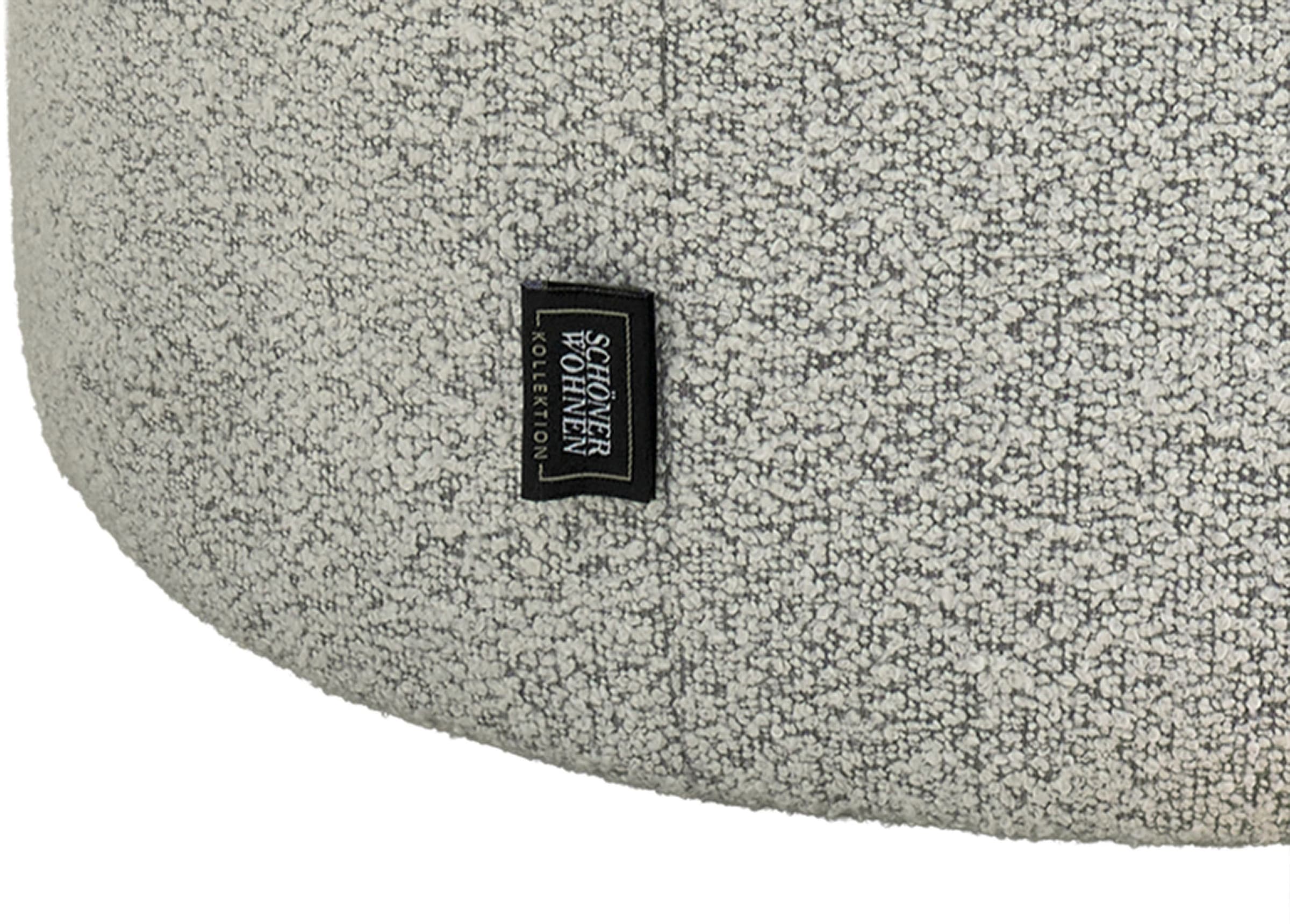SCHÖNER WOHNEN-Kollektion Polsterhocker »ALVIK« 1 Stk. tlg. Bezug Bouclé, ideal als Ergänzung zu MOLDE und TROMS