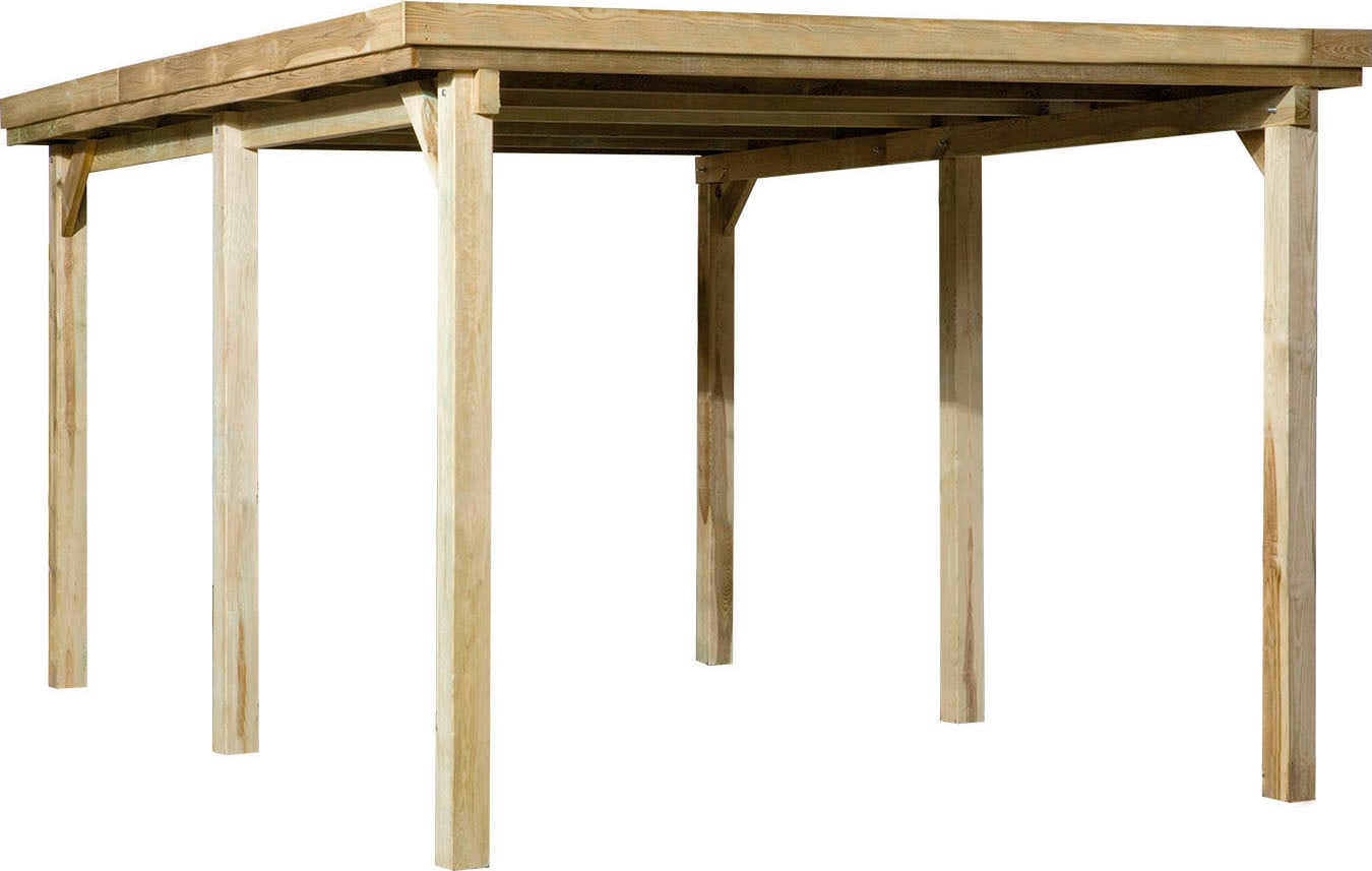 weka Einzelcarport "617 Gr.1", Holz, 270 cm, braun