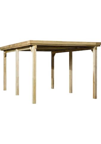 Einzelcarport »617 Gr.1«, Holz, 270 cm, braun