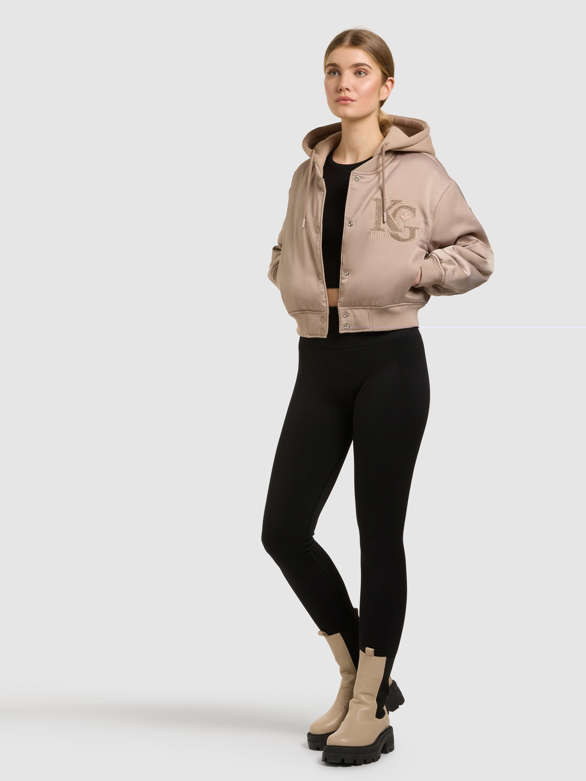 khujo Blouson »CHANI« mit Kapuze