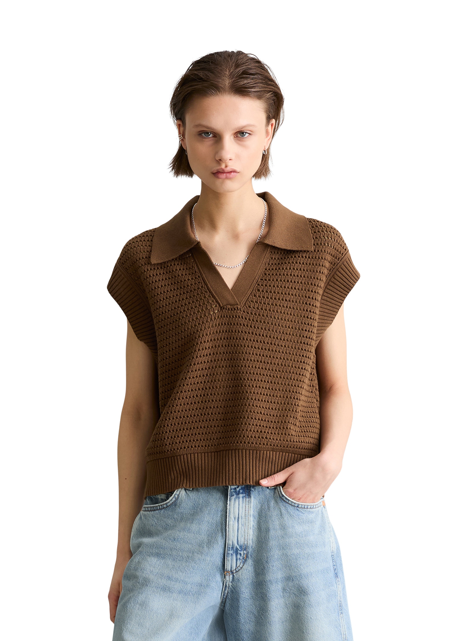 Marc OPolo DENIM Strickpullover "aus Organic Cotton" günstig online kaufen