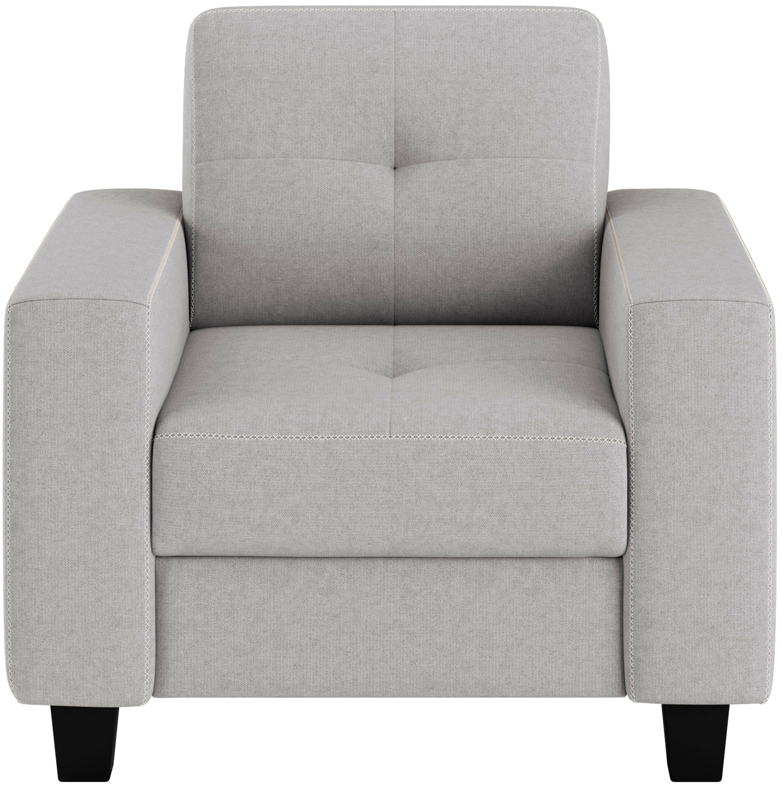 Places of Style Sessel »Varese«, Kreuznaht in beige