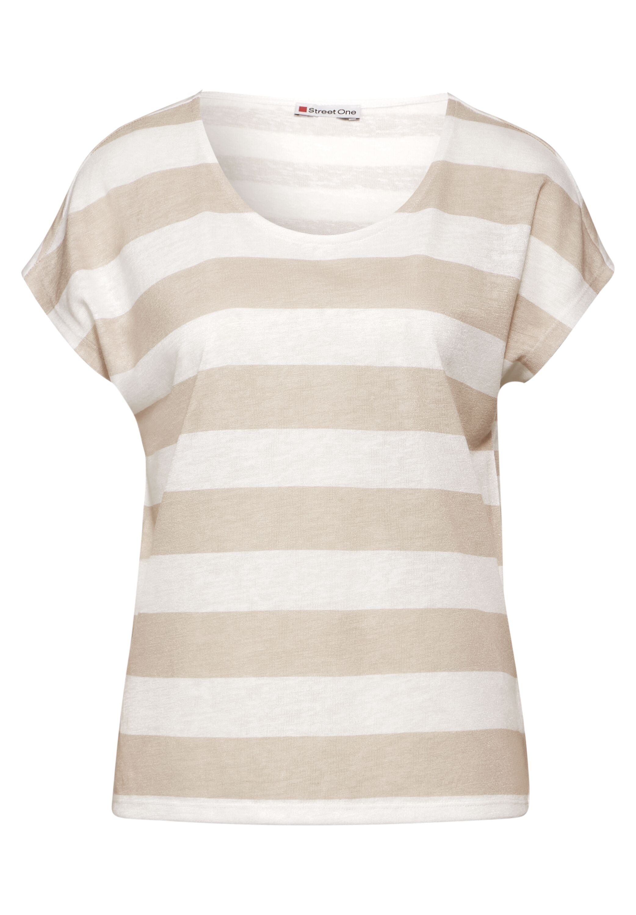 STREET ONE Rundhalsshirt, im Streifen-Design