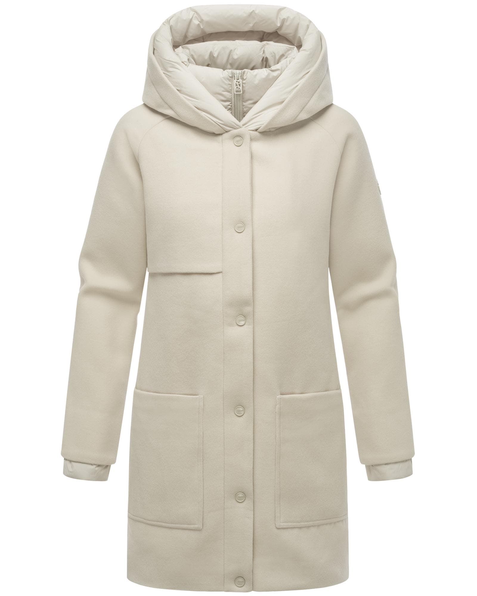 Navahoo Kurzmantel "Flauschwunder 14" Damen Mantel in Wollmantel-Optik mit günstig online kaufen