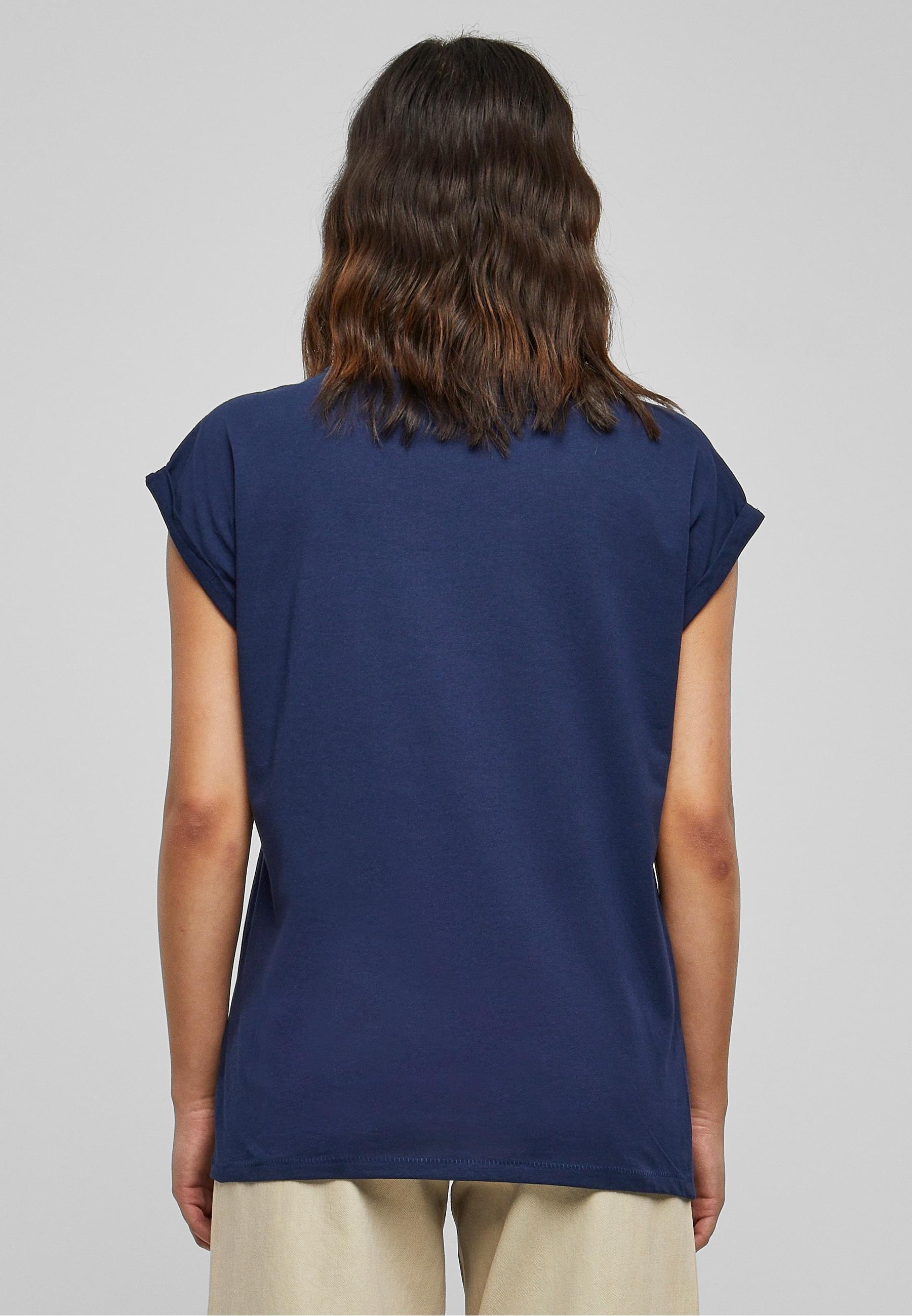 URBAN CLASSICS Kurzarmshirt »Urban Classics Damen Ladies Extended Shoulder Tee«, (1 tlg.)