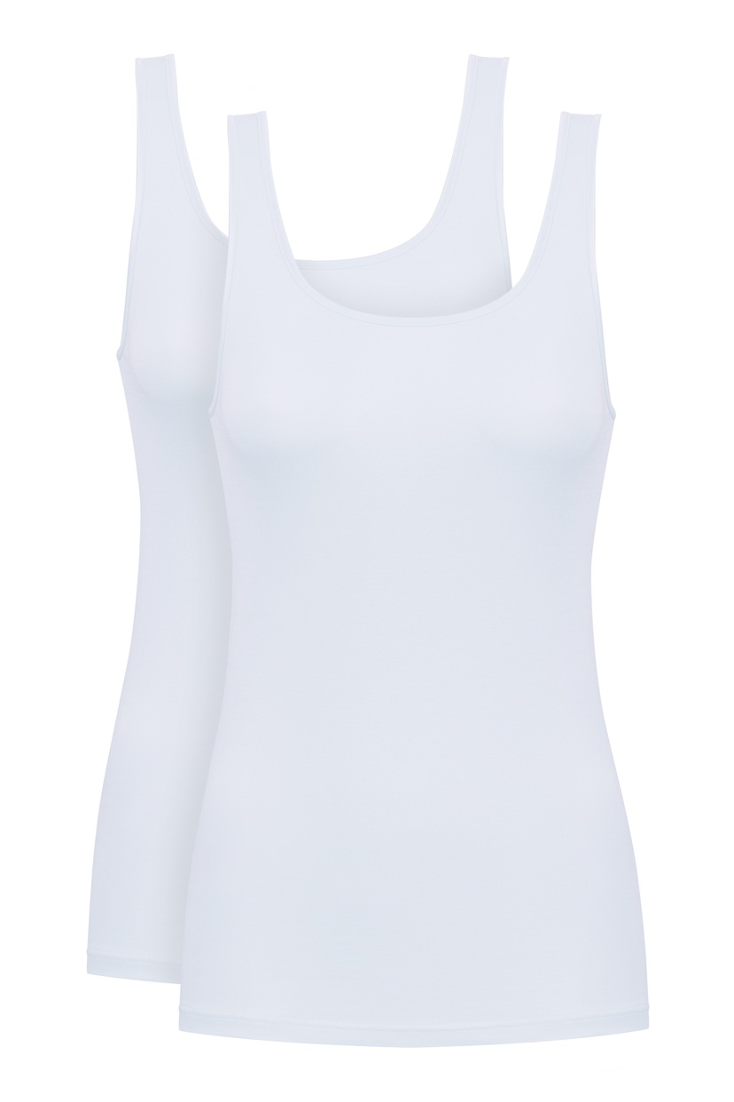 LASCANA Unterhemd, (Packung, 2 St., 2er-Pack), aus elastischer Baumwolle, weiche  Spitze, Spaghettiträger-Top bestellen | BAUR | Ärmellose Unterhemden