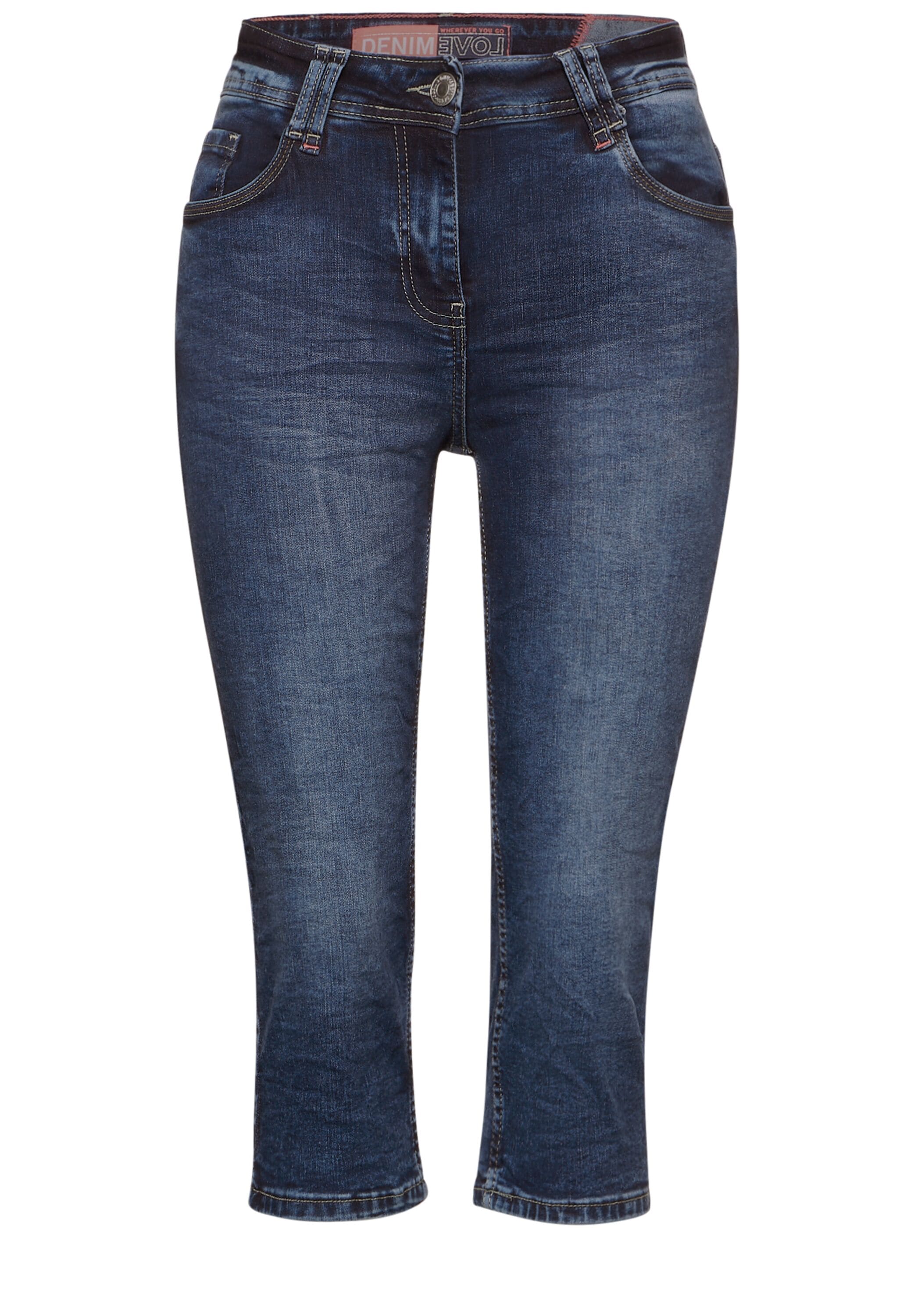 Cecil Slim-fit-Jeans, High Waist