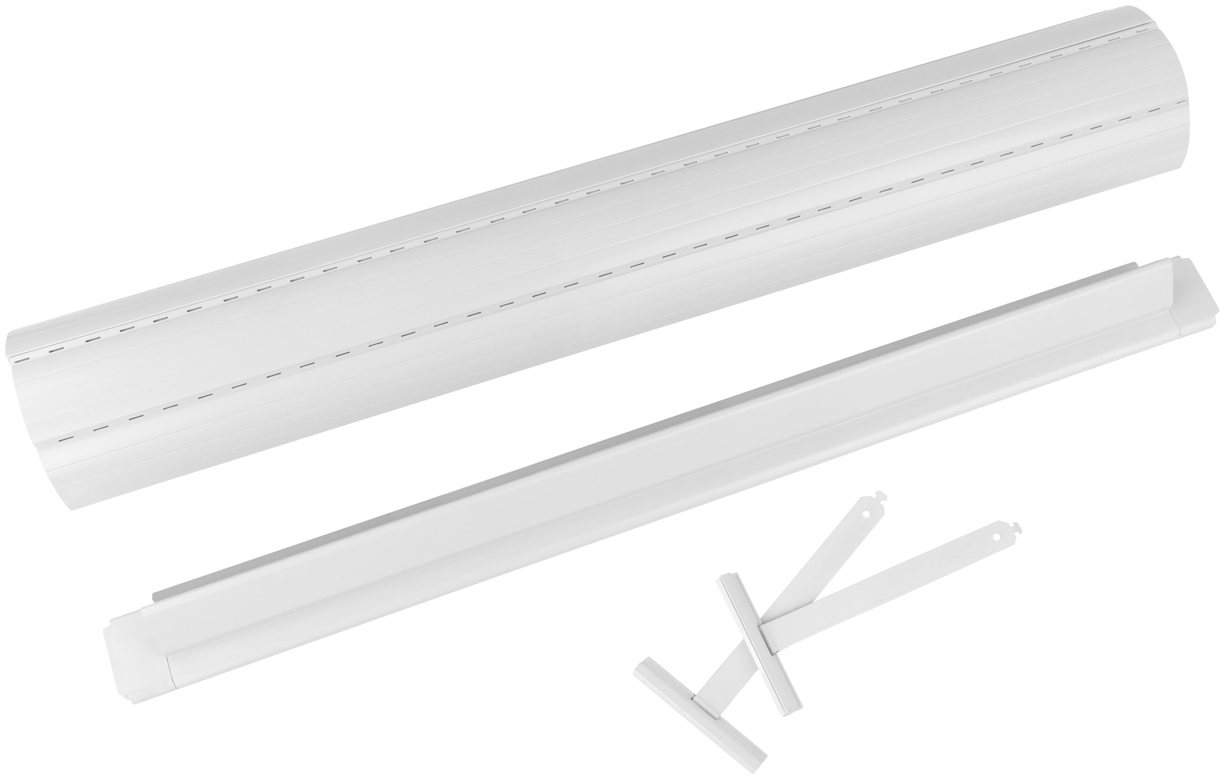 SCHELLENBERG Rollladenpanzer »Set für Fenster, Mini System für 40 mm Stahlrohrwelle«, (Set), PVC Jalousie, in verschiedenen Größen erhältlich, weiß