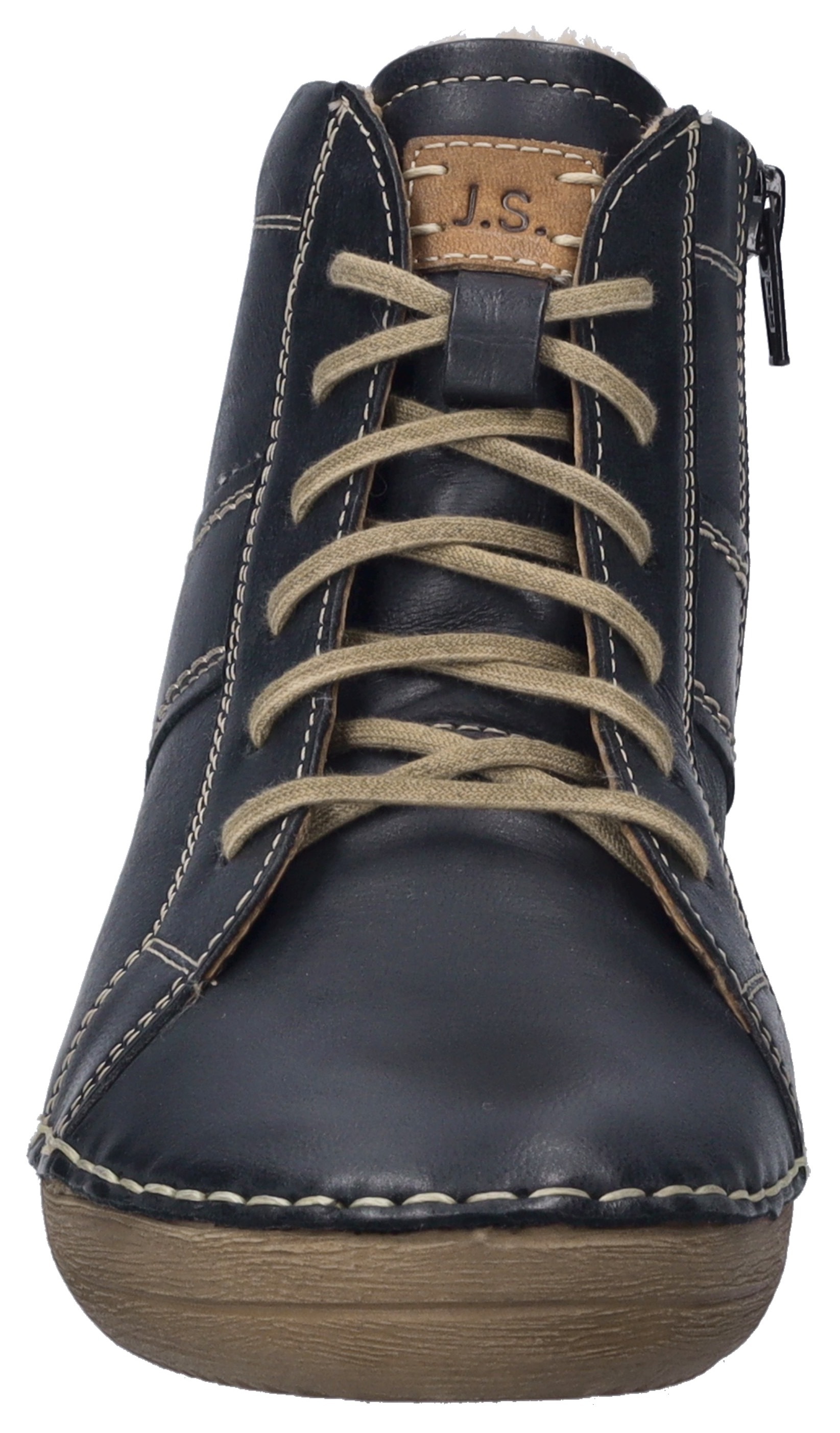 Josef Seibel Schnürstiefelette »Felicia 01«, Schnürboots, Sneaker, Freizeitschuh mit modischer Ziernaht