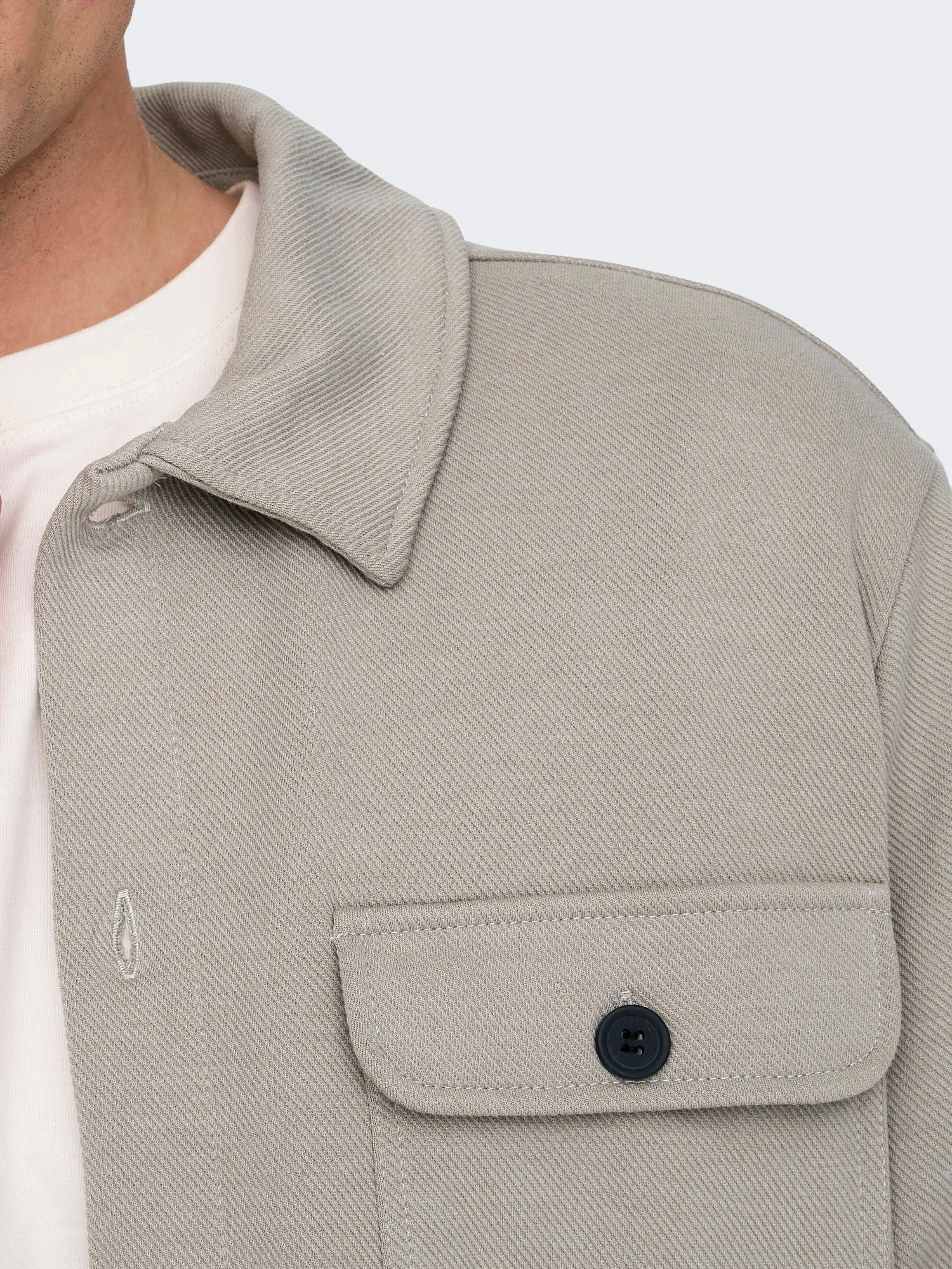 ONLY & SONS ONSNEWKODYL Overshirt Vert M 3