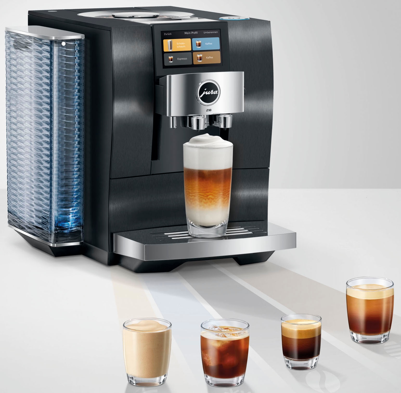 JURA Kaffeevollautomat »15609 Z10 Aluminium Black (EB)«