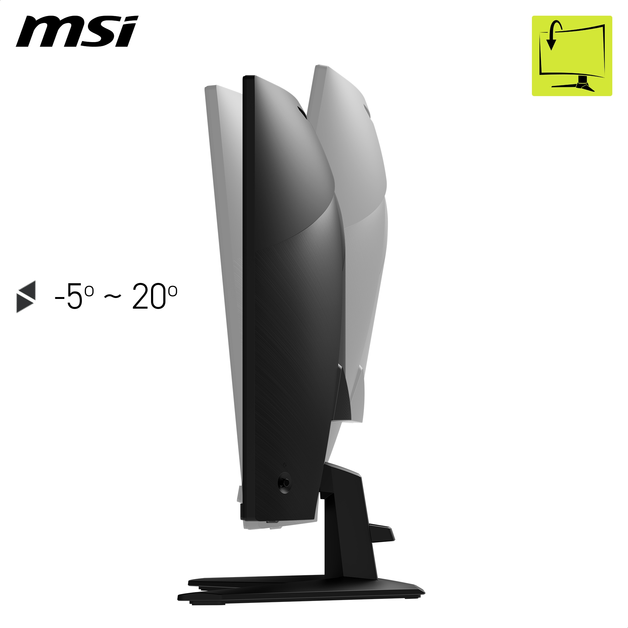 MSI Gaming-Monitor »MAG 32C6X«, 80 cm/32 Zoll, 1920 x 1080 px, Full HD, 1 ms Reaktionszeit, 250 Hz, 3 Jahre Herstellergarantie