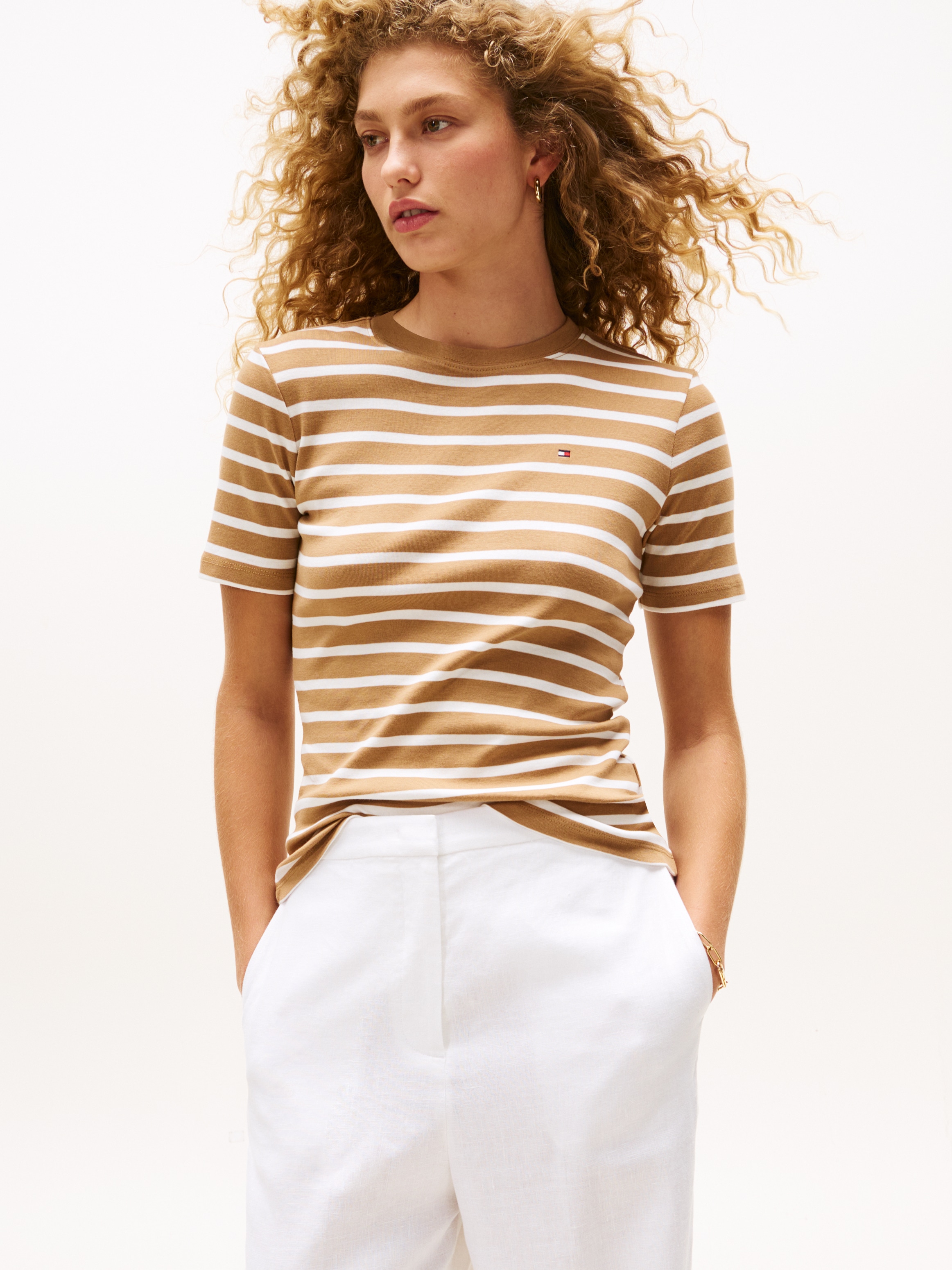 Tommy Hilfiger T-Shirt "SLIM CODY C-NK SS" Baumwolle, slim fit günstig online kaufen