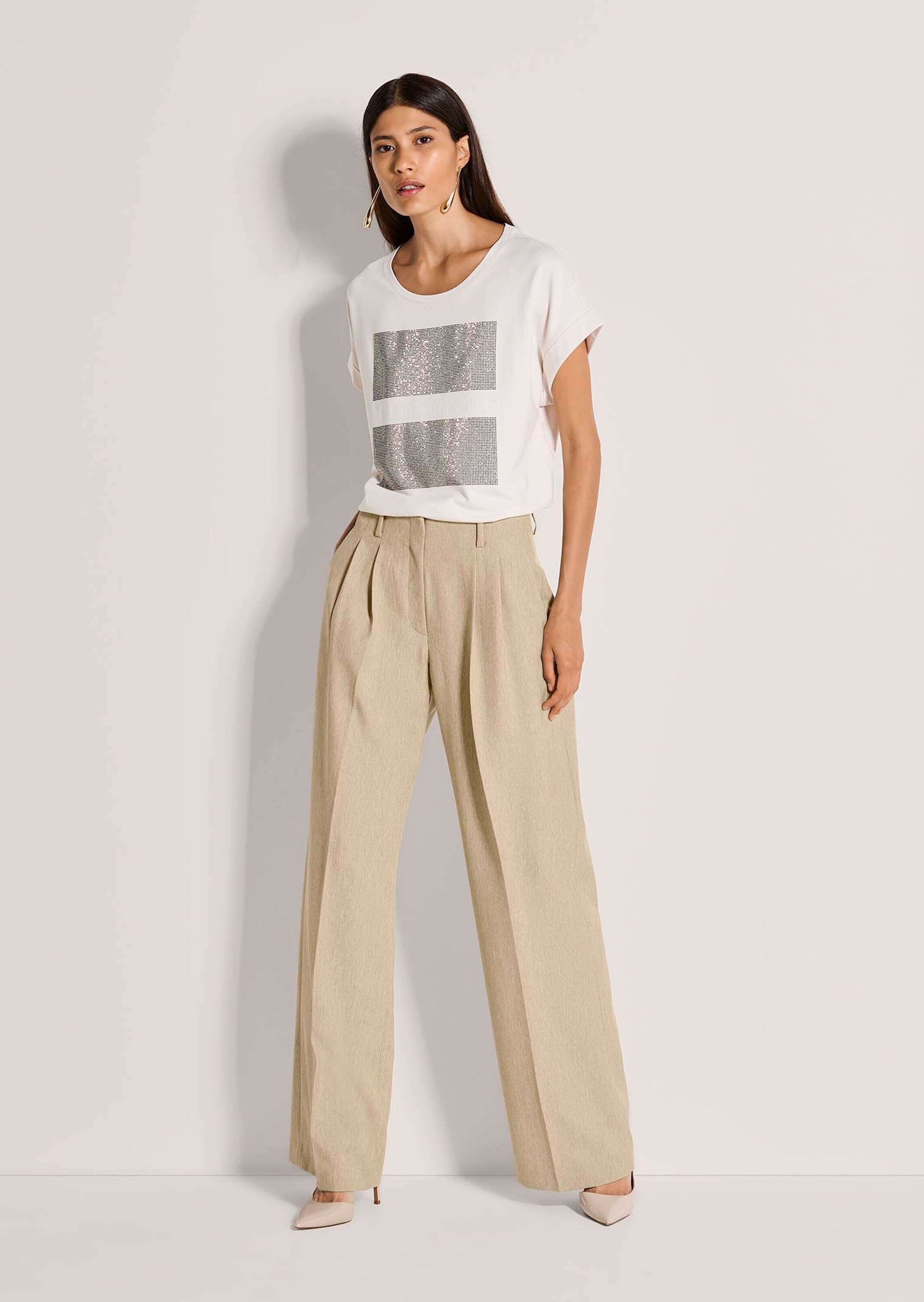 MADELEINE Stoffhose "Bundfaltenhose Sommerhose mit Bügelfalten" günstig online kaufen