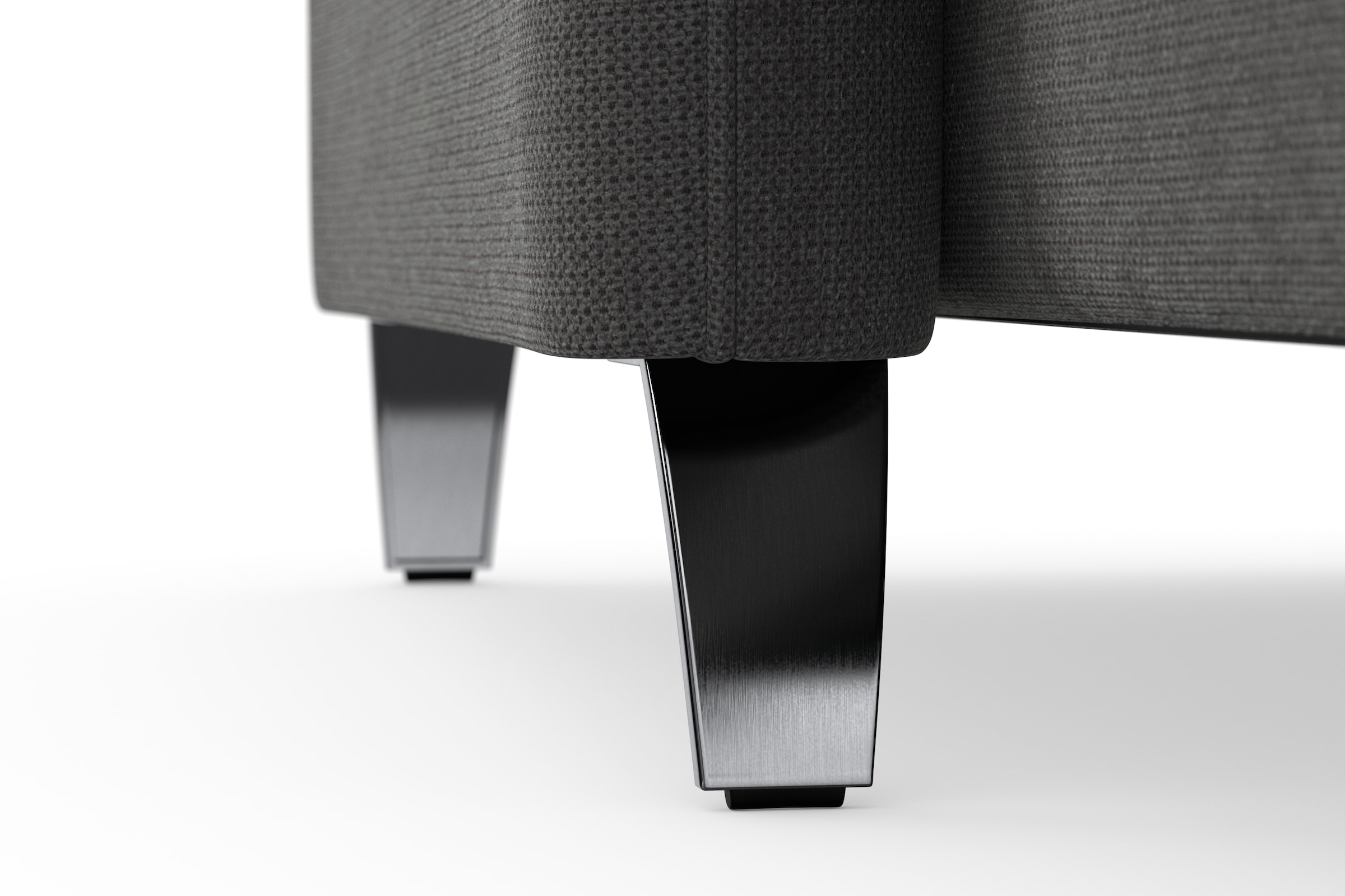 sit&more Ecksofa »Grenoble L-Form mit Federkern«, wahlweise mit Bettfunktion, Bettkasten, Arm- und Kopfteilverstellung