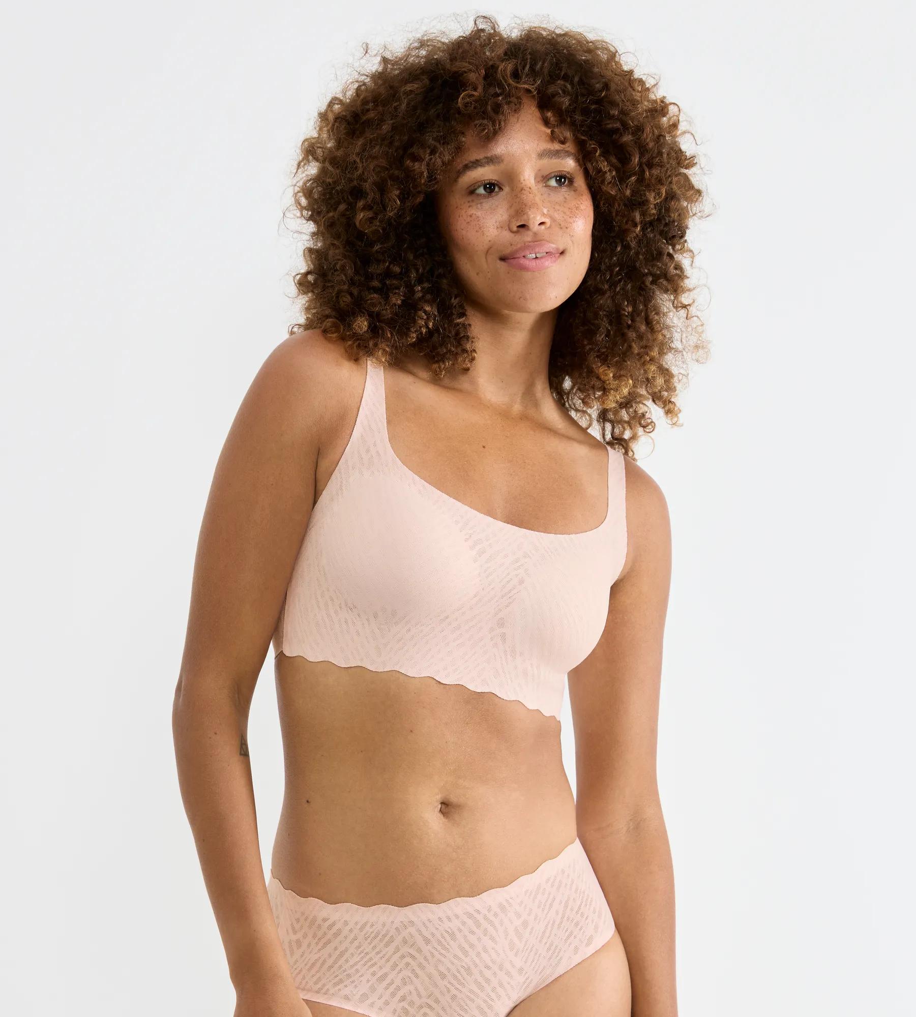 sloggi Bustier "ZERO Feel Bliss" mit herausnehmbaren, atmungsaktiven Pads und Stretch-Spitze