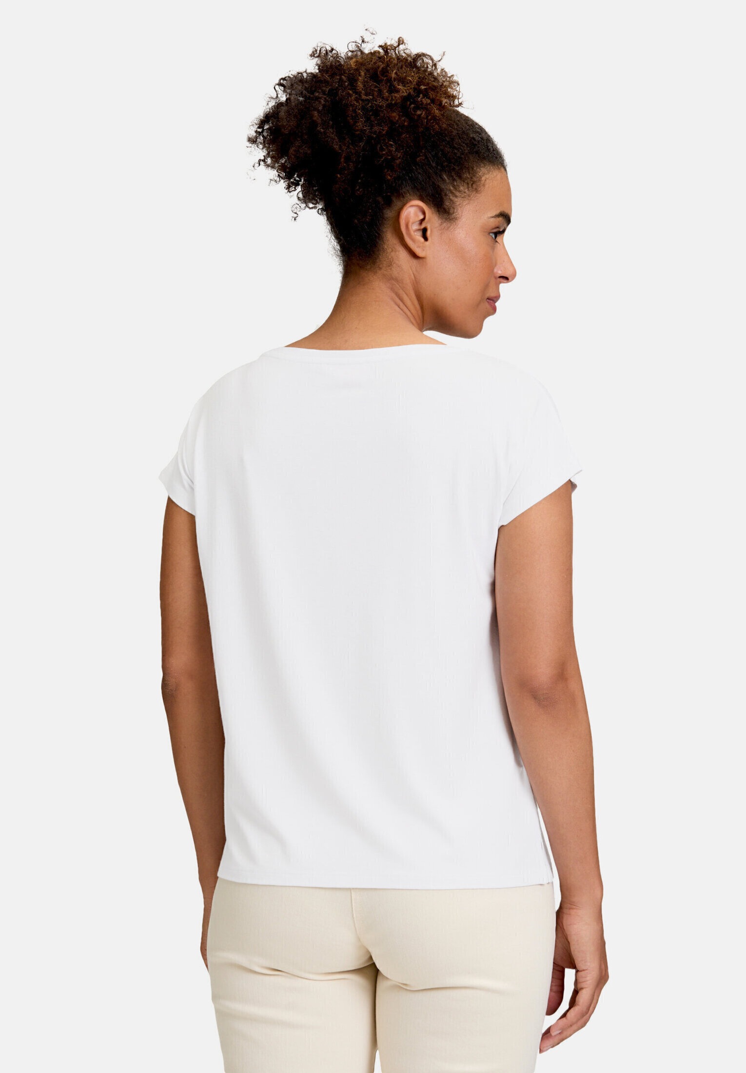 Betty Barclay Kurzarmshirt »Damen mit Aufdruck« 1 Stk. Pailletten
