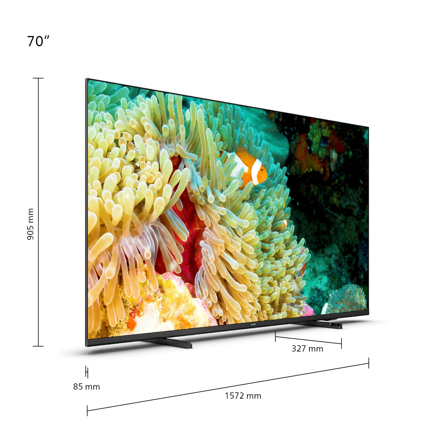 Philips Zoll, BAUR cm/70 »70PUS7607/12«, | Ultra HD, LED-Fernseher Smart-TV 177 4K