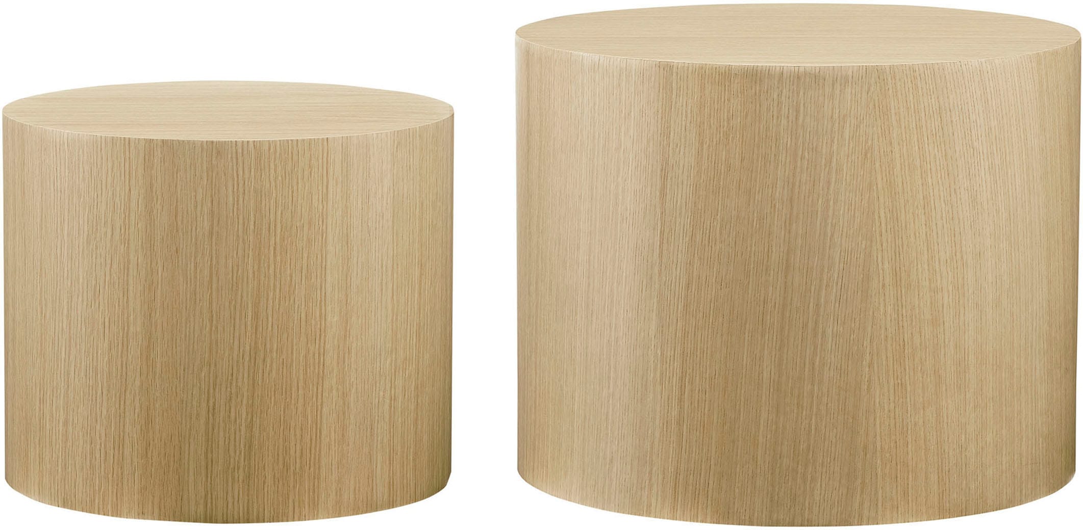 SalesFever Couchtisch, (2 St.), mit Holzfurnier