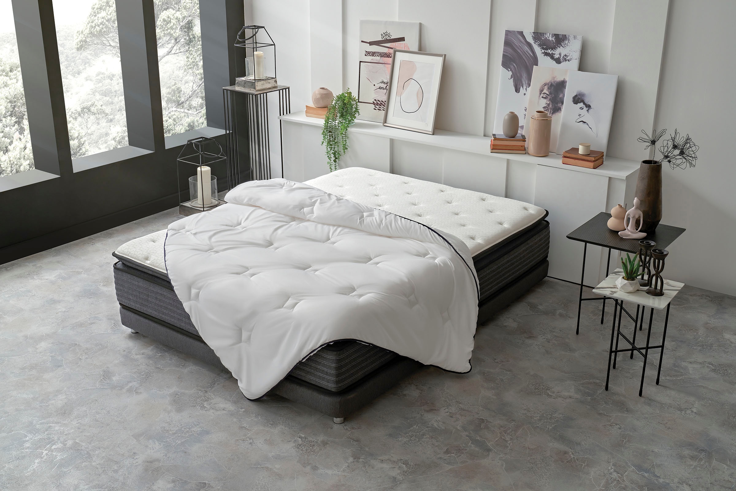 Yatas Bedding Microfaserbettdecke "Dacron-Light, Bettdecke 135x200 cm & wei günstig online kaufen