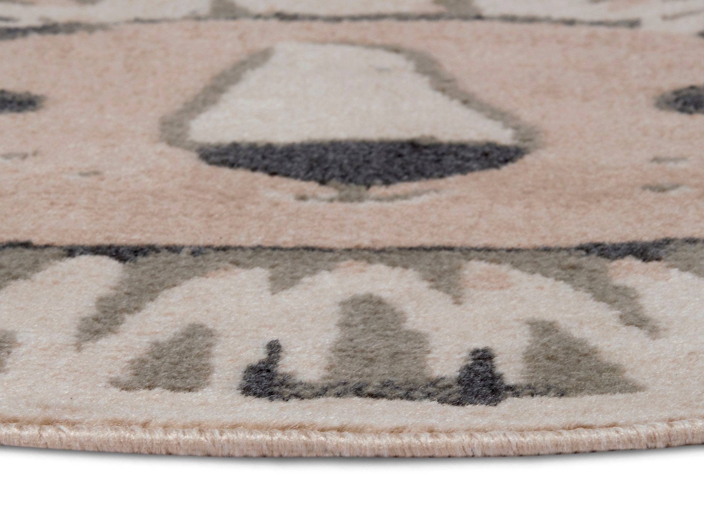 HANSE Home Kinderteppich »Adventures Lion«, rund, 8 mm Höhe, Spielteppich, fest, Kinderzimmer, Kurzflor, Spielunterlage