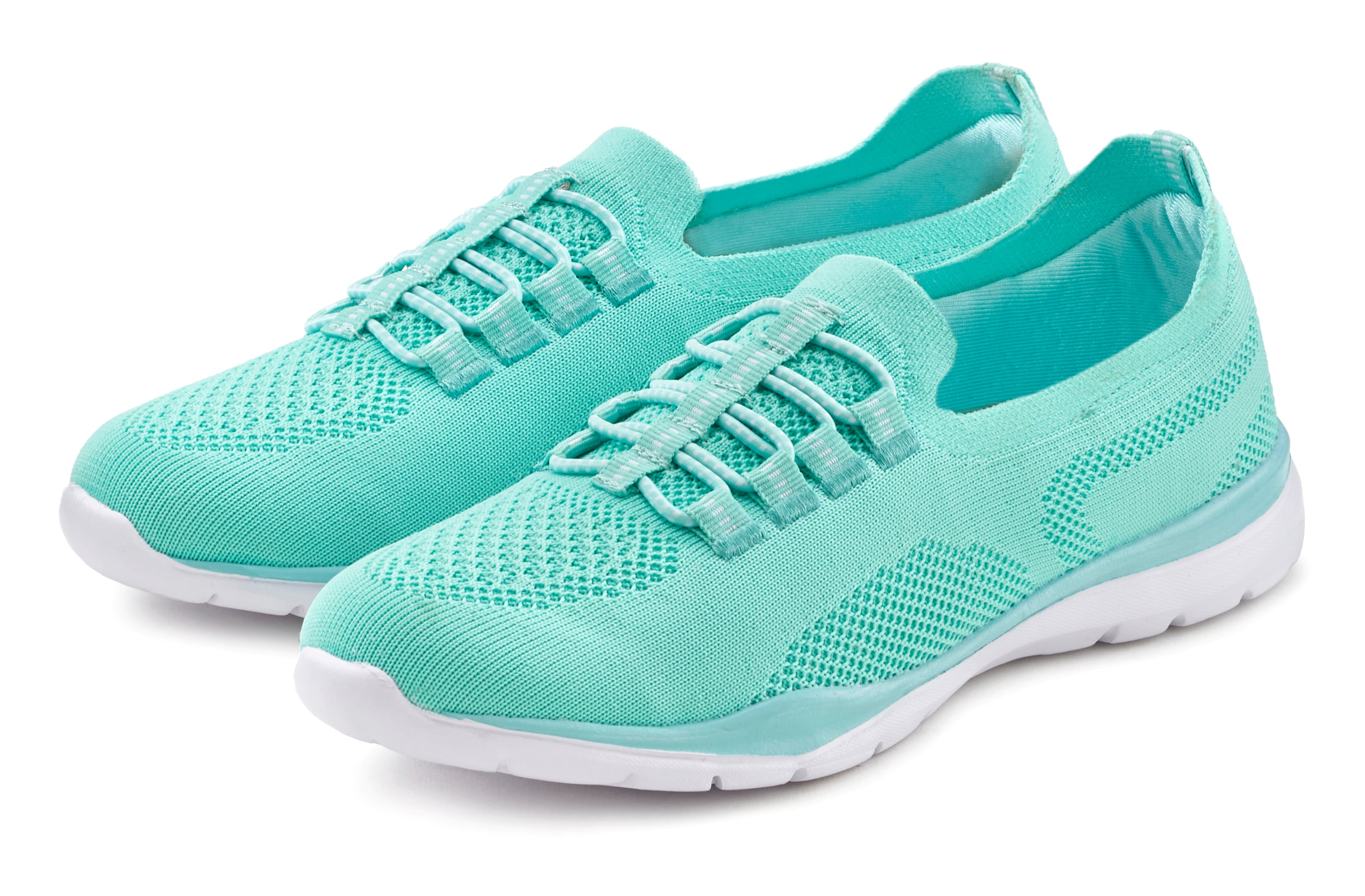 LASCANA Sneaker "Slipper, Halbschuh, Slip-On-Sneaker," aus leichtem Textil-Material VEGAN