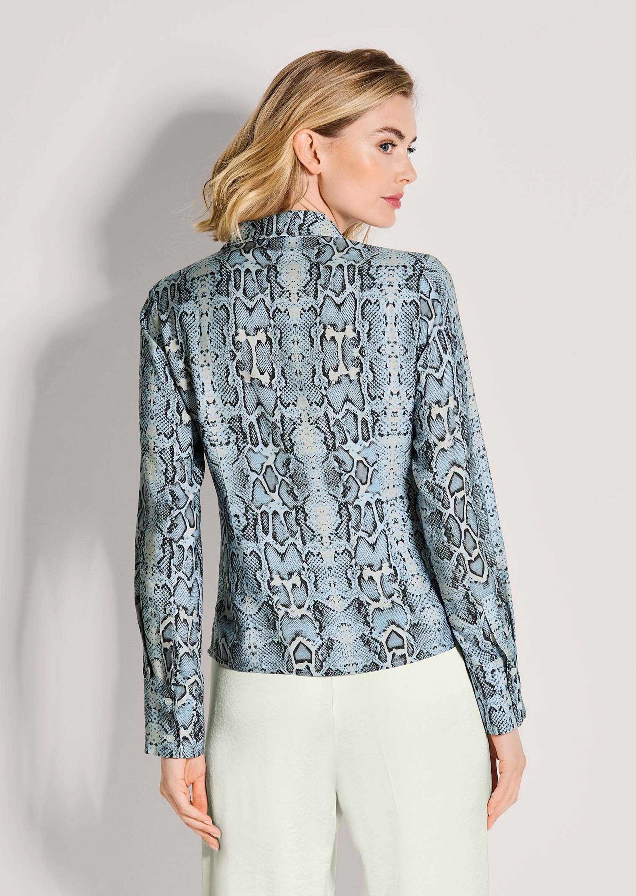 MADELEINE Langarmbluse »Hemdbluse Viskosebluse mit Animal-Print«