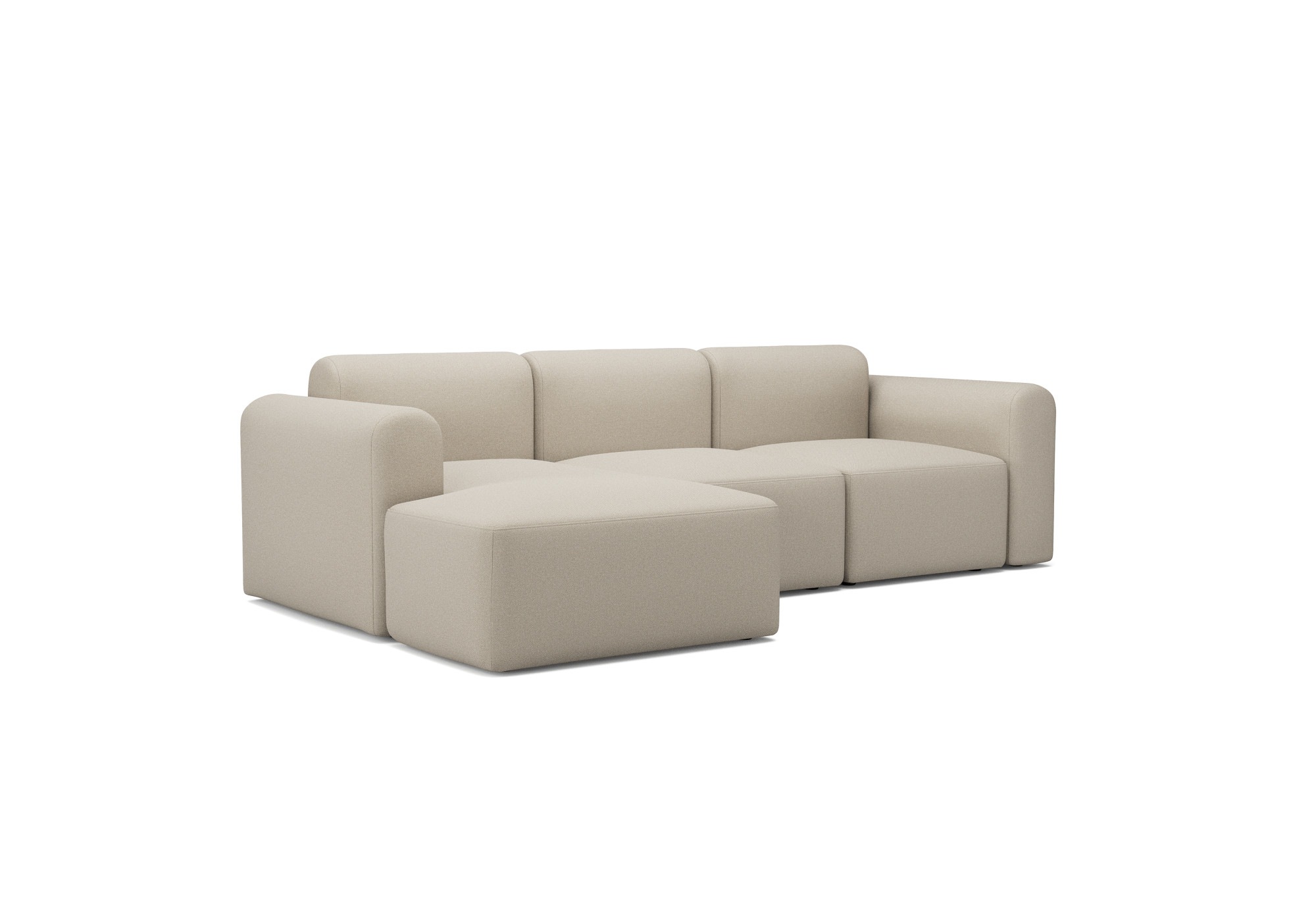 Tenksom Ecksofa »Rund, Relax-Ecke, Big-Sofa, Endless Seating,«, Bezüge wechselbar, Kaltschaum im Sitz, Nordic Swan Ecolabel