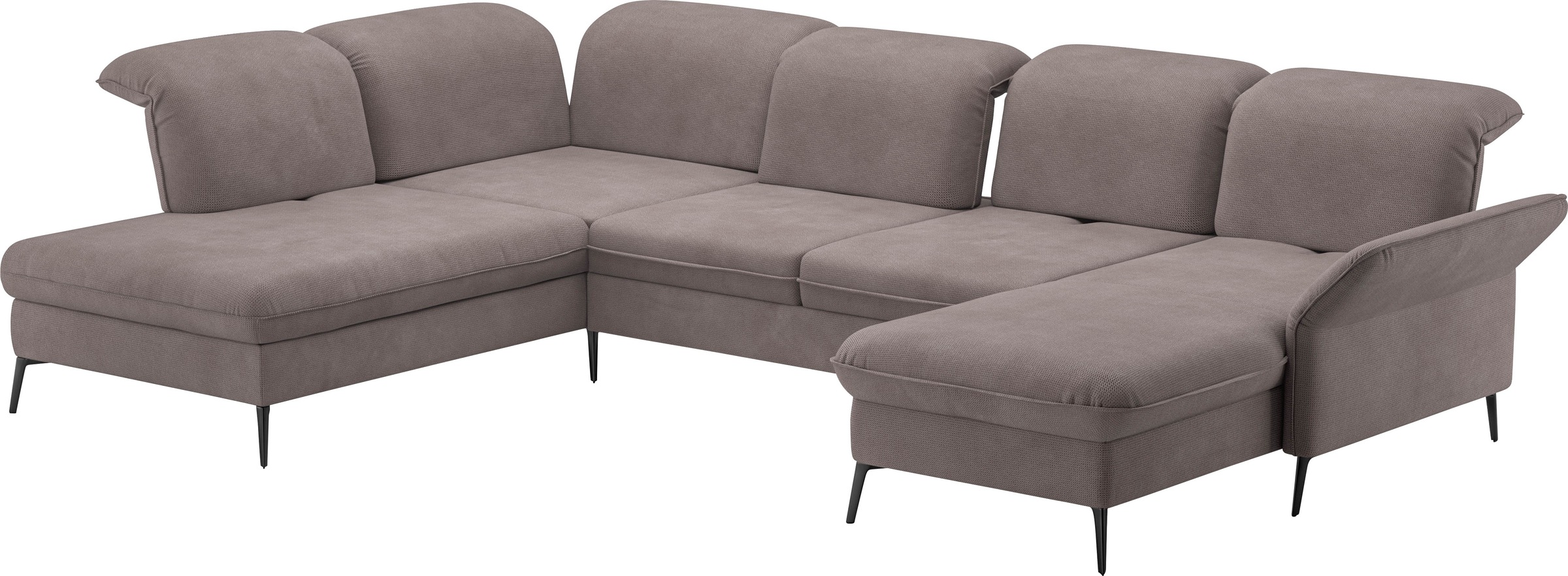 sit&more Wohnlandschaft »Emely«, mit Sitztiefenverstellung optional mit Bettfunktion und Bettkasten