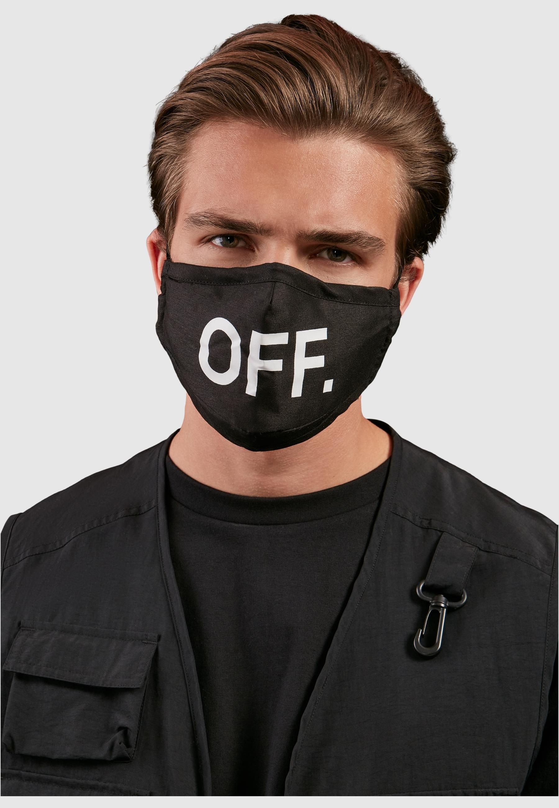 MisterTee Mund-Nasen-Maske »MisterTee Unisex Face Mask OFF 2-Pack«
