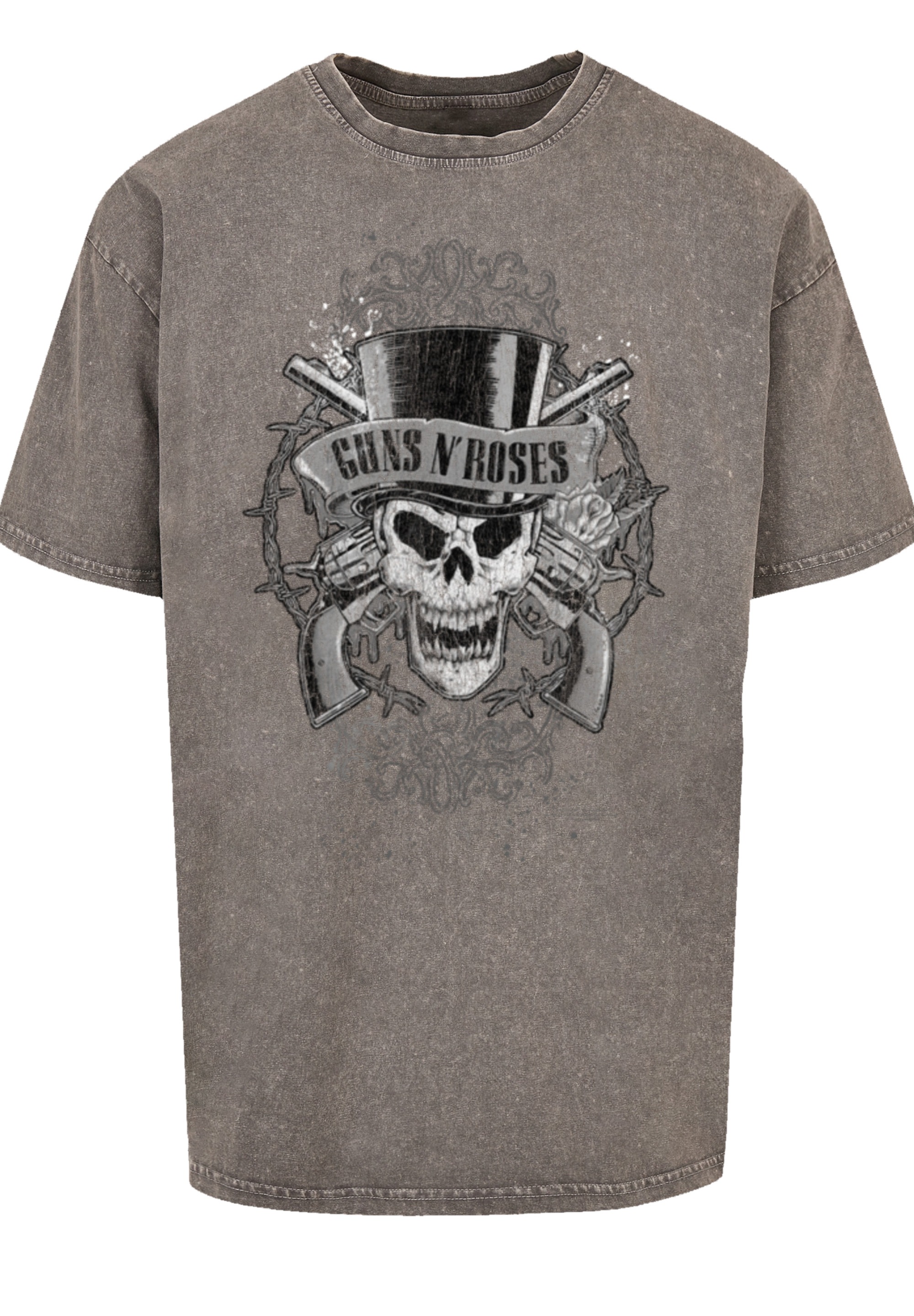 F4NT4STIC T-Shirt »Guns 'N' Roses Skull and Pistols«, Premium Qualität